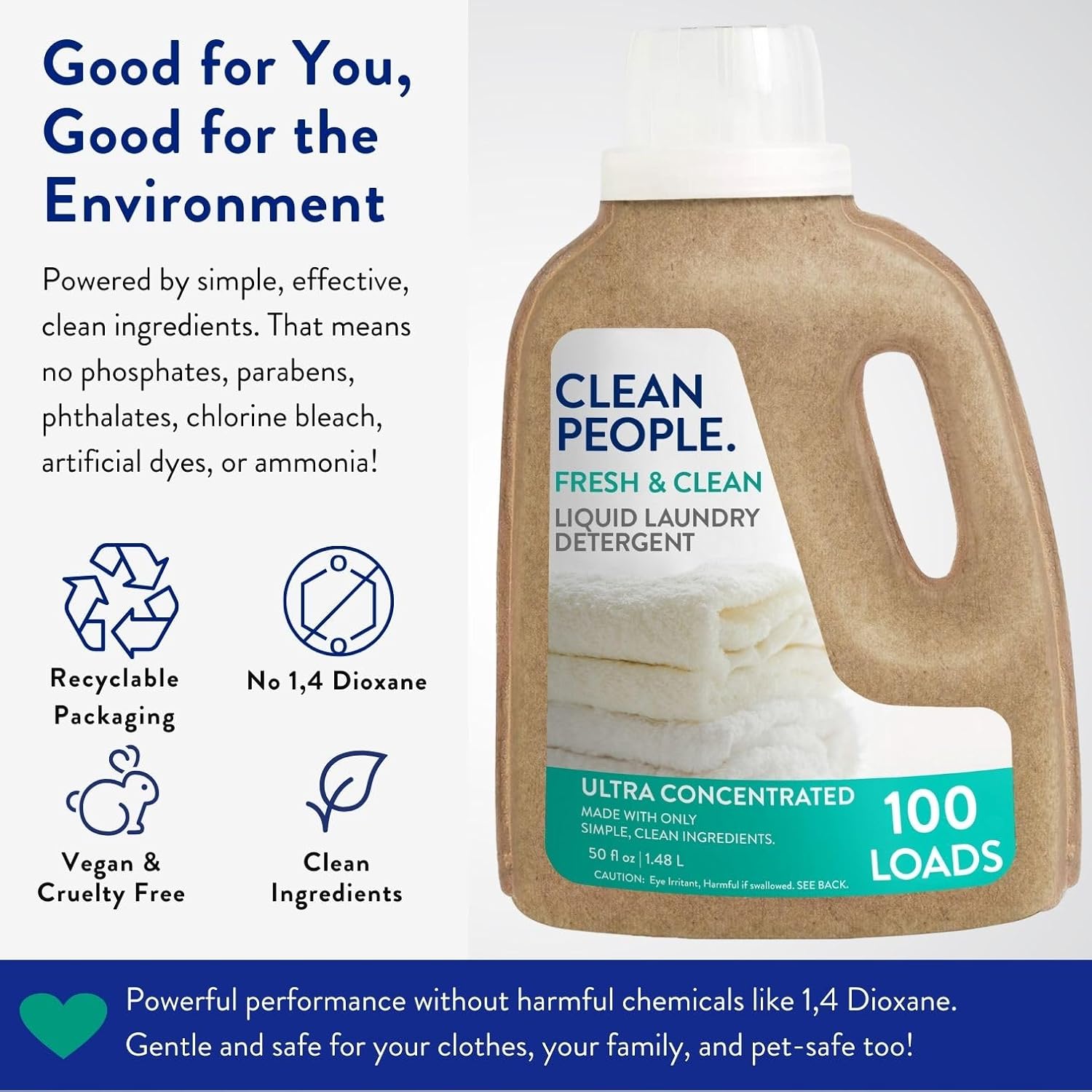 The Clean People Liquid Laundry Detergent view 3