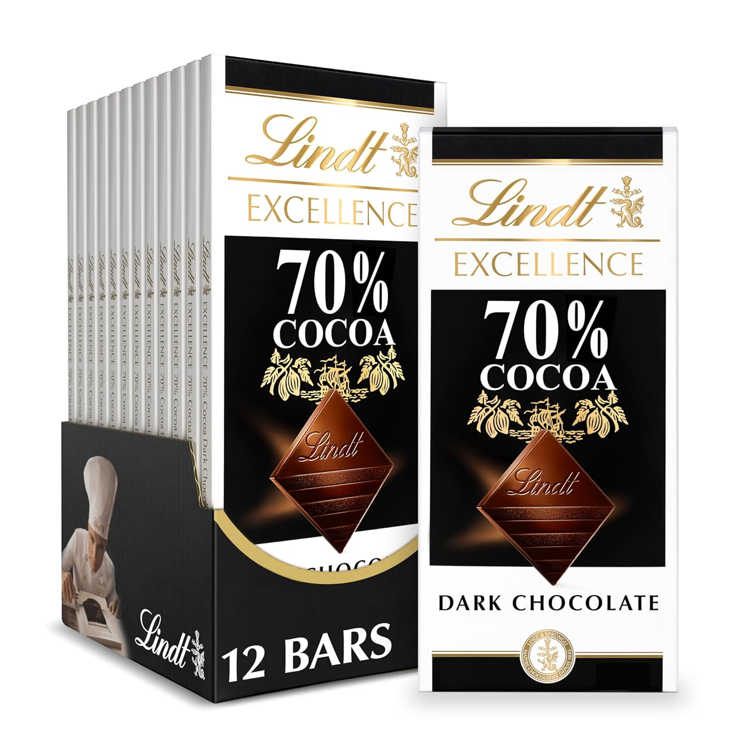 Lindt Excellence 70% Cocoa Dark Chocolate