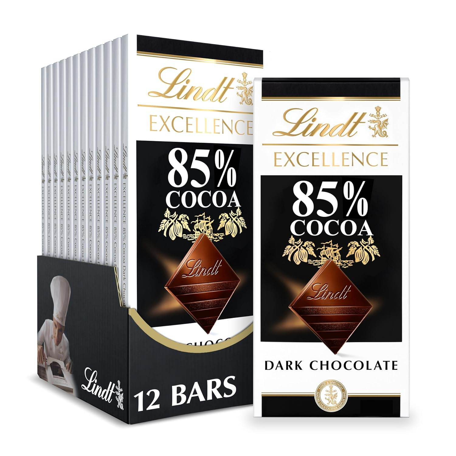 Lindt Excellence 85% Cocoa Dark Chocolate Bulk