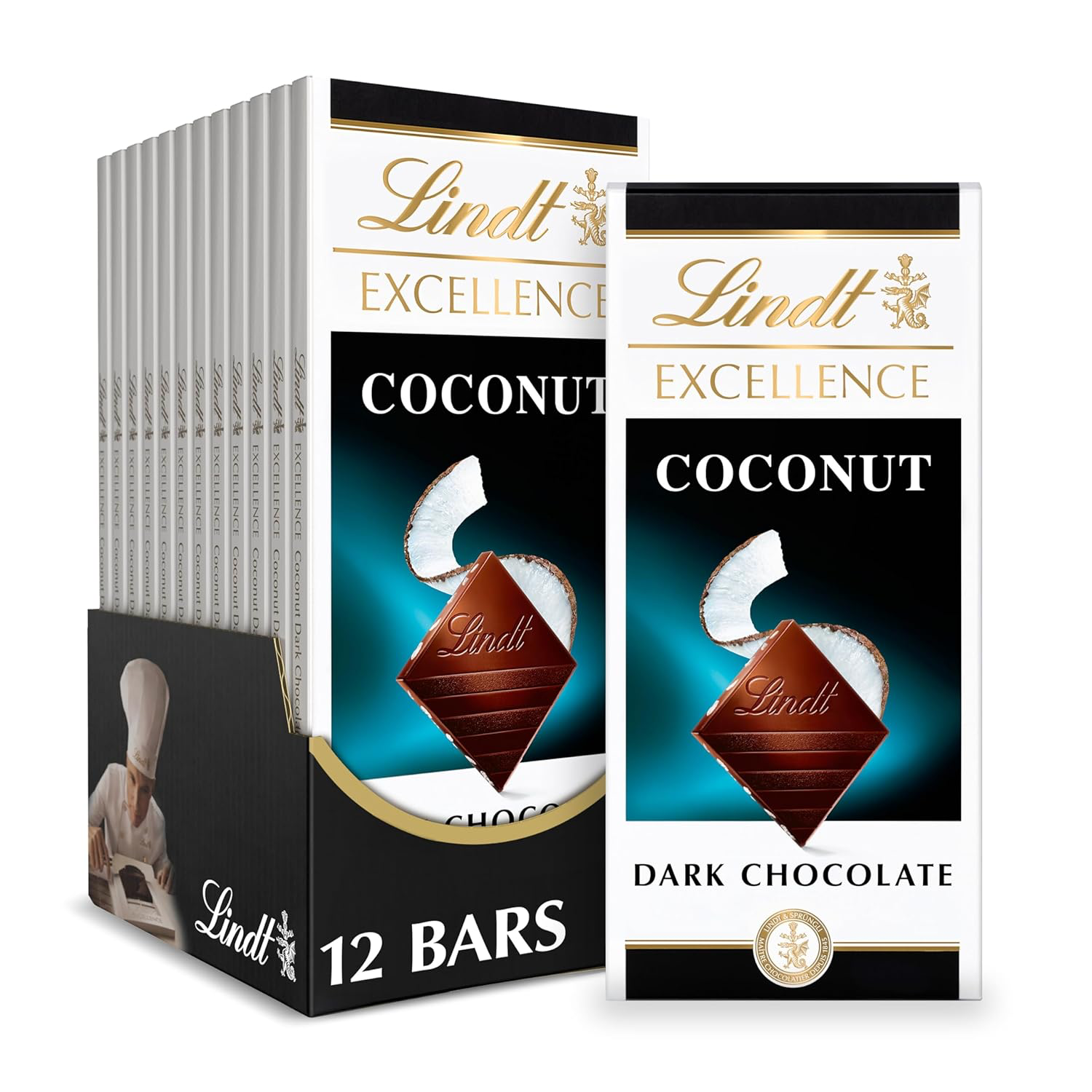 Lindt Excellence Coconut Dark Chocolate