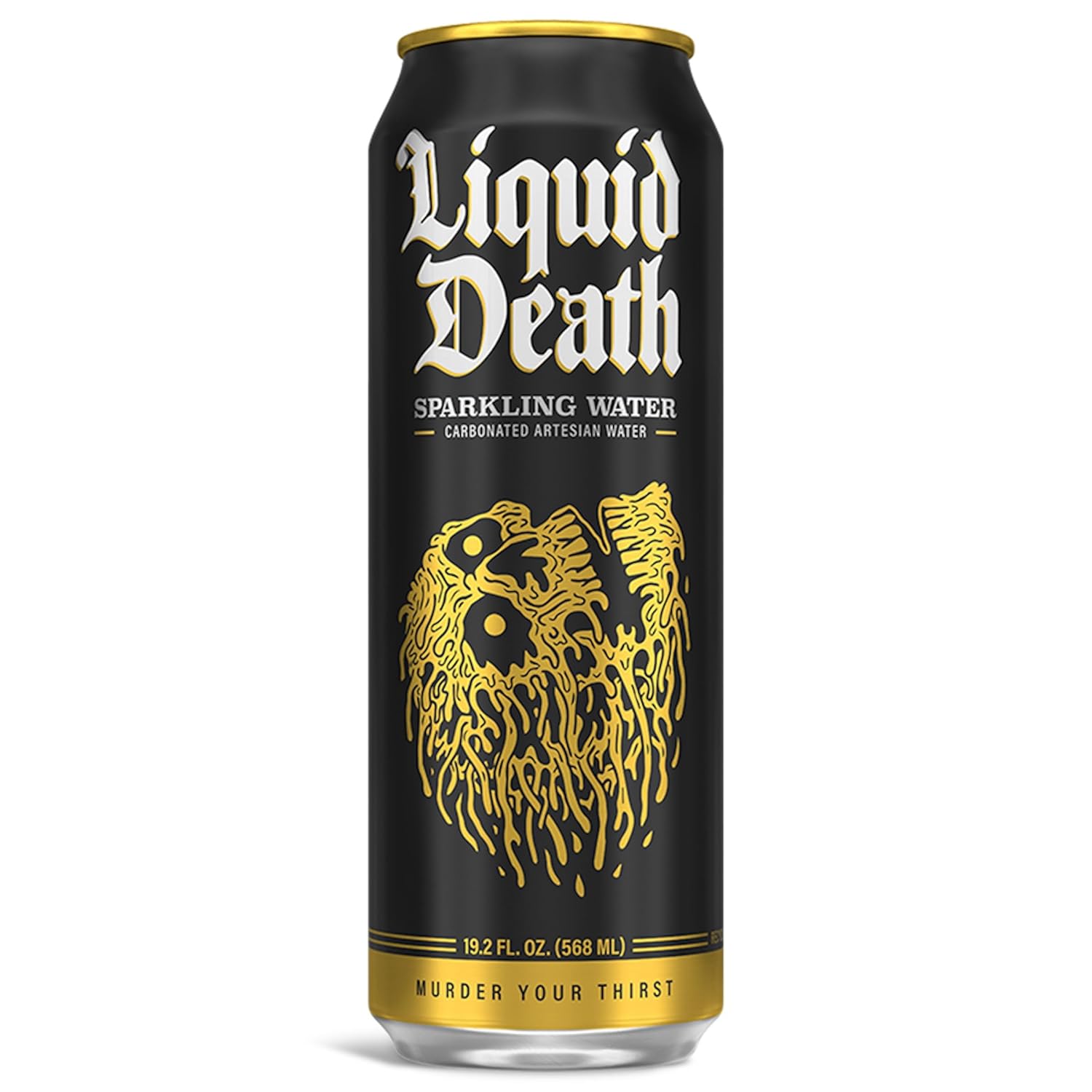 Liquid Death Sparkling Mountain Water, 19.2 oz (Pack of 8) view 3