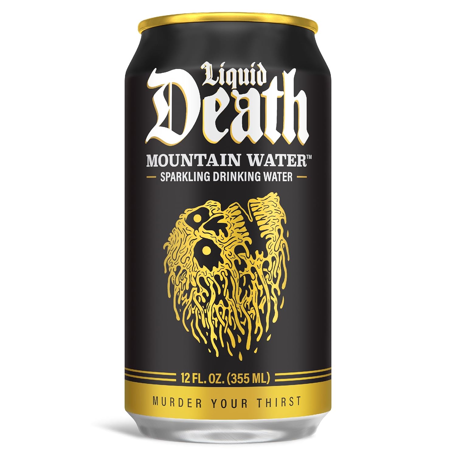 Liquid Death Sparkling Mountain Water, 12 fl oz (Pack of 12) view 2