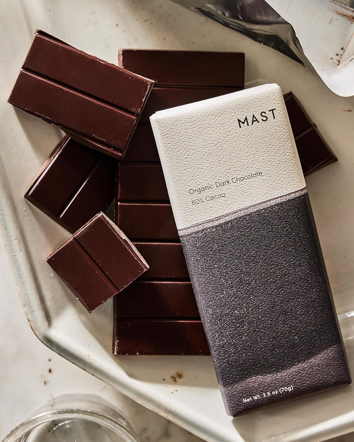 Mast Organic Dark Chocolate 80% Cacao view 2