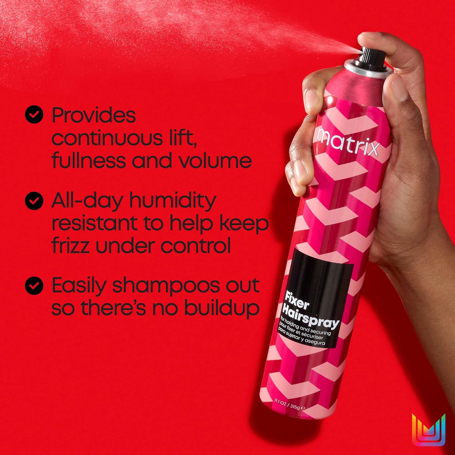Matrix Styling Fixer Flexible Hold Hairspray view 2