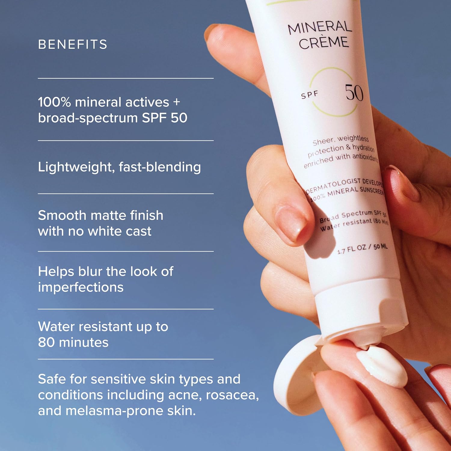 MDSolarSciences Mineral Crème SPF 50 Sunscreen for Face view 3