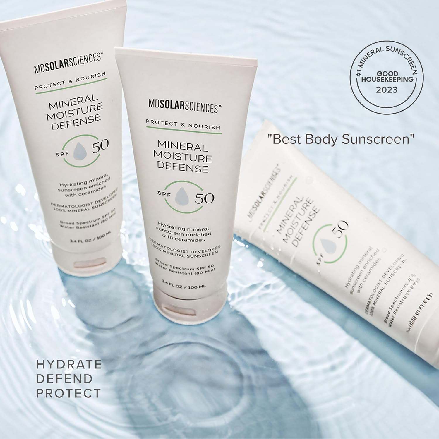 MDSolarSciences Mineral Moisture Defense SPF 50 Sunscreen for Body and Face view 4