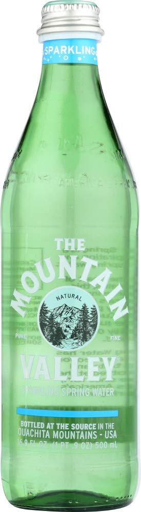 Mountain Valley Spring Water Sparkling Water Glass 24x 16.9OZ