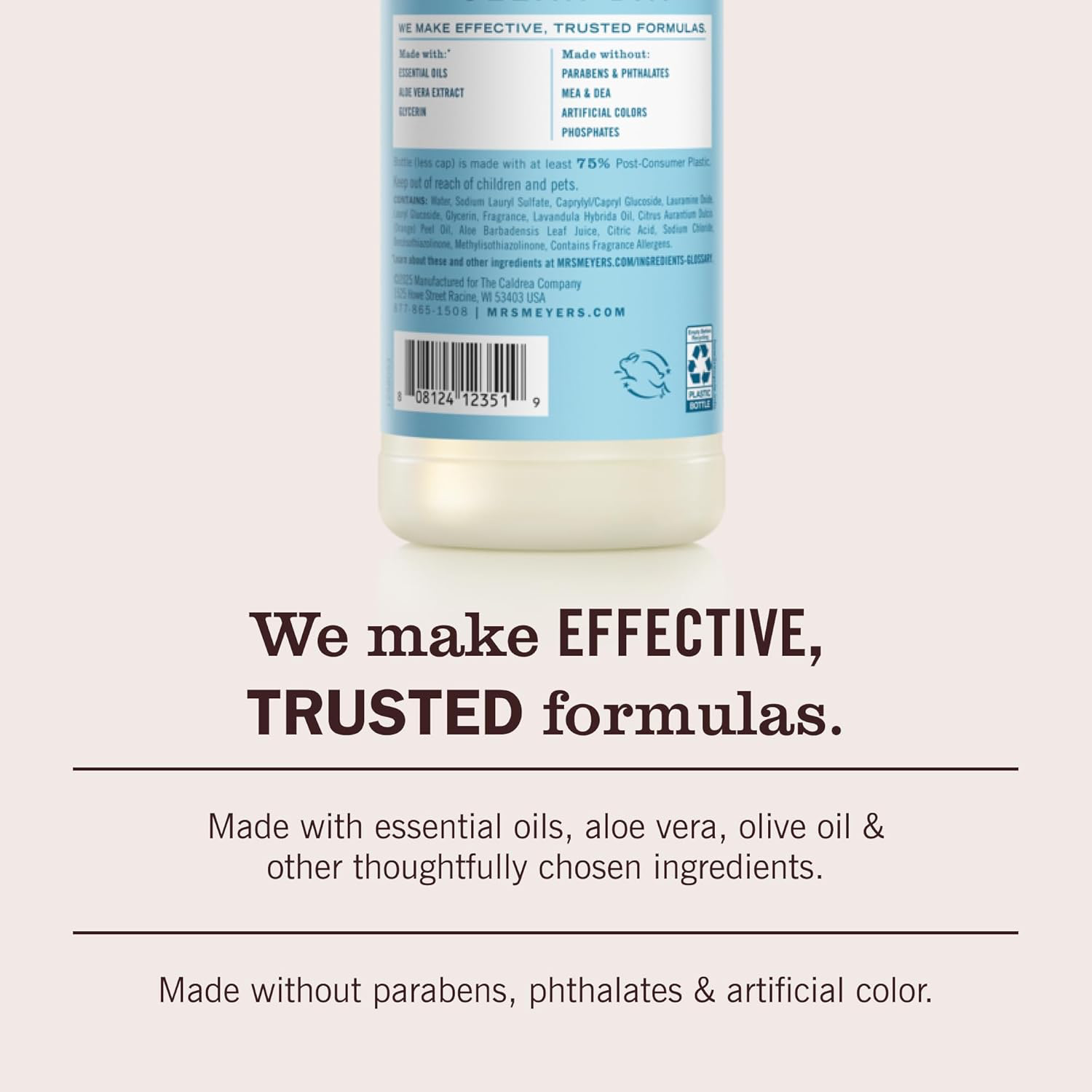 Mrs. Meyers Lemon Verbena Dish Soap view 3