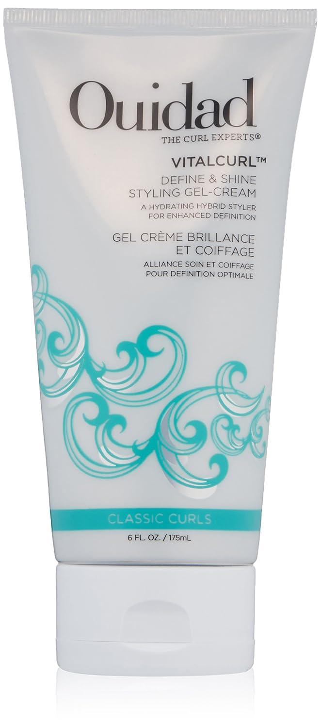 OUIDAD Vitalcurl Define & Shine Styling Gel-Cream, 6 Fl oz