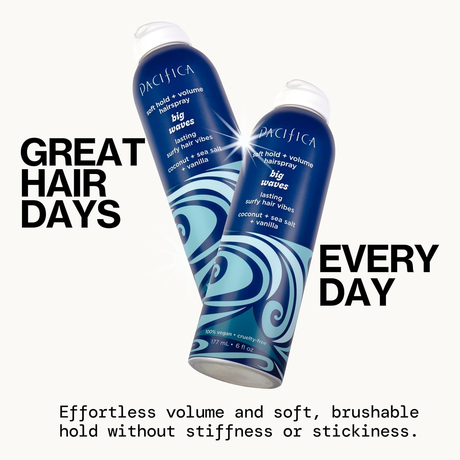 Pacifica Beauty Big Waves Sea Salt Hairspray view 2