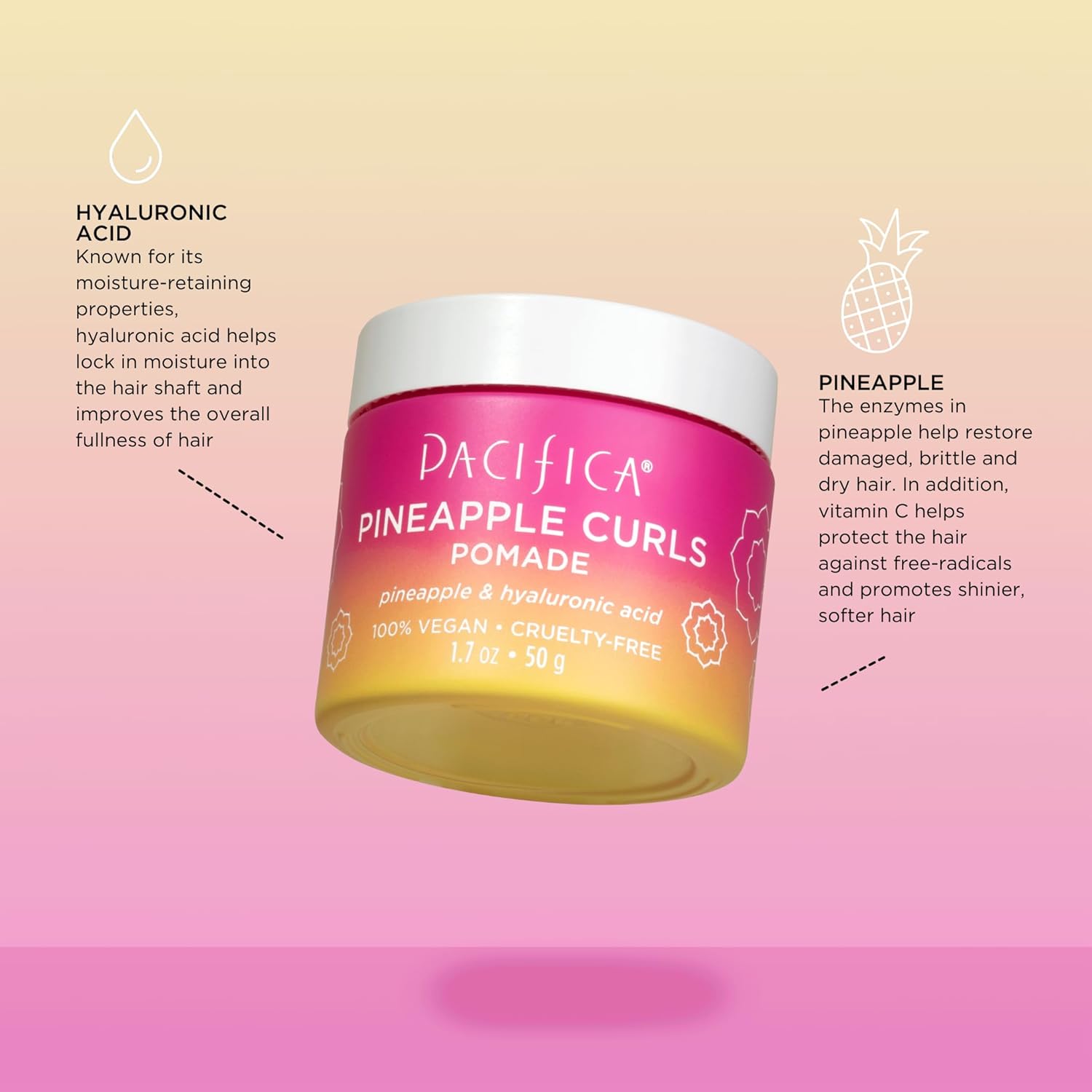 Pacifica Beauty Pineapple Curls Pomade view 4