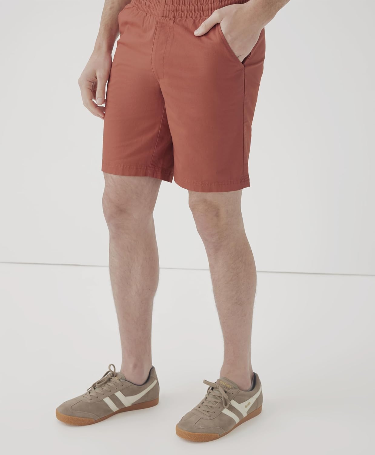Pact Organic Cotton Mens Canvas Shorts view 2
