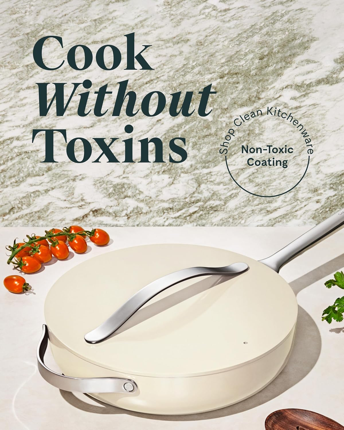 Caraway Sauté Pan with Lid - 11.8" view 2