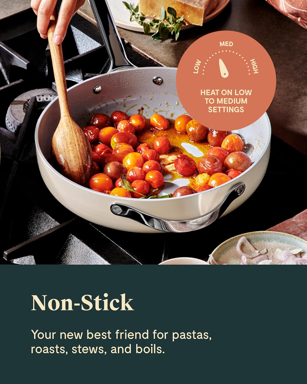 Caraway Sauté Pan with Lid - 11.8" view 4