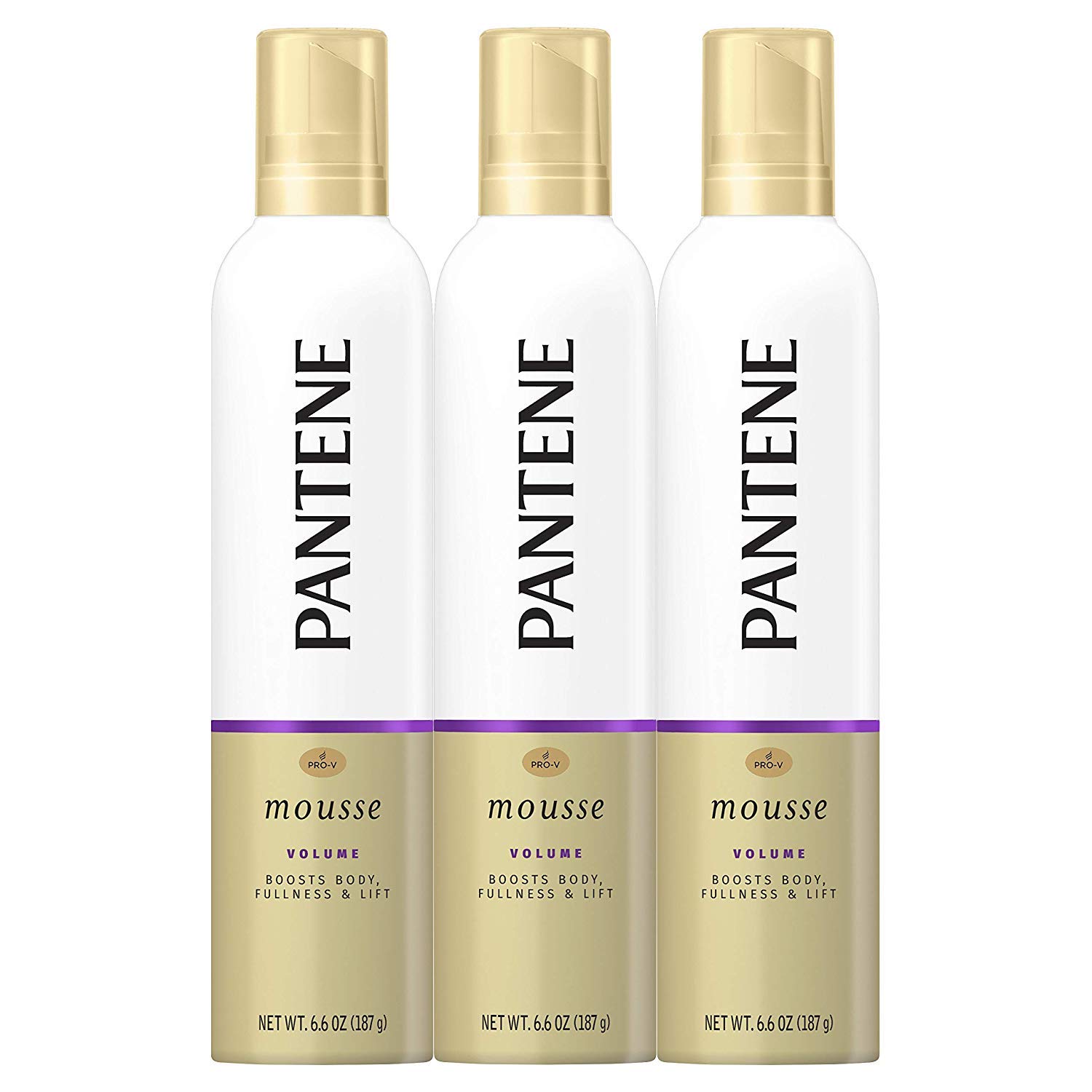 Pantene Mousse 6.6 Ounce, Pack of 3