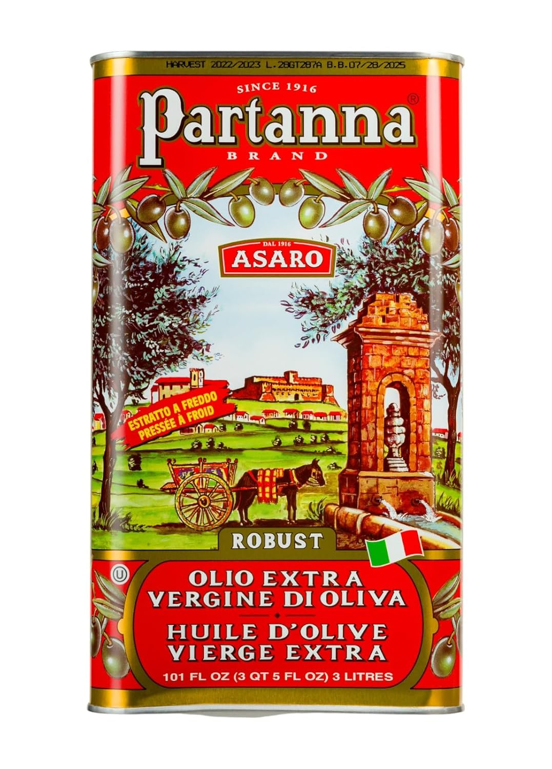 Partanna Robust Extra Virgin Olive Oil view 4