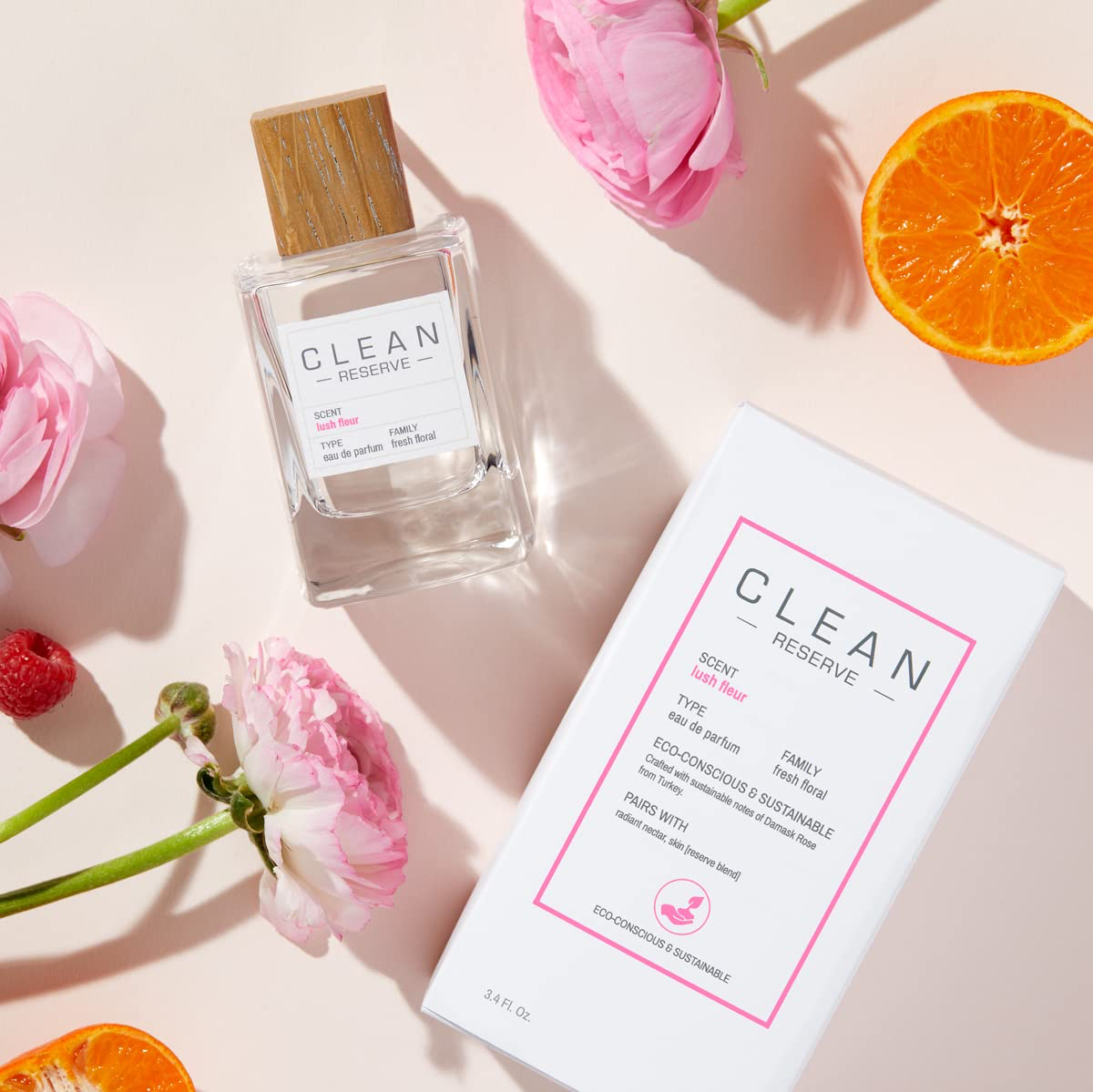 CLEAN RESERVE Lush Fleur Eau de Parfum | Eco-Conscious & Sustainable Spray Fragrance, Vegan, Phthalate-Free, & Paraben-Free view 3