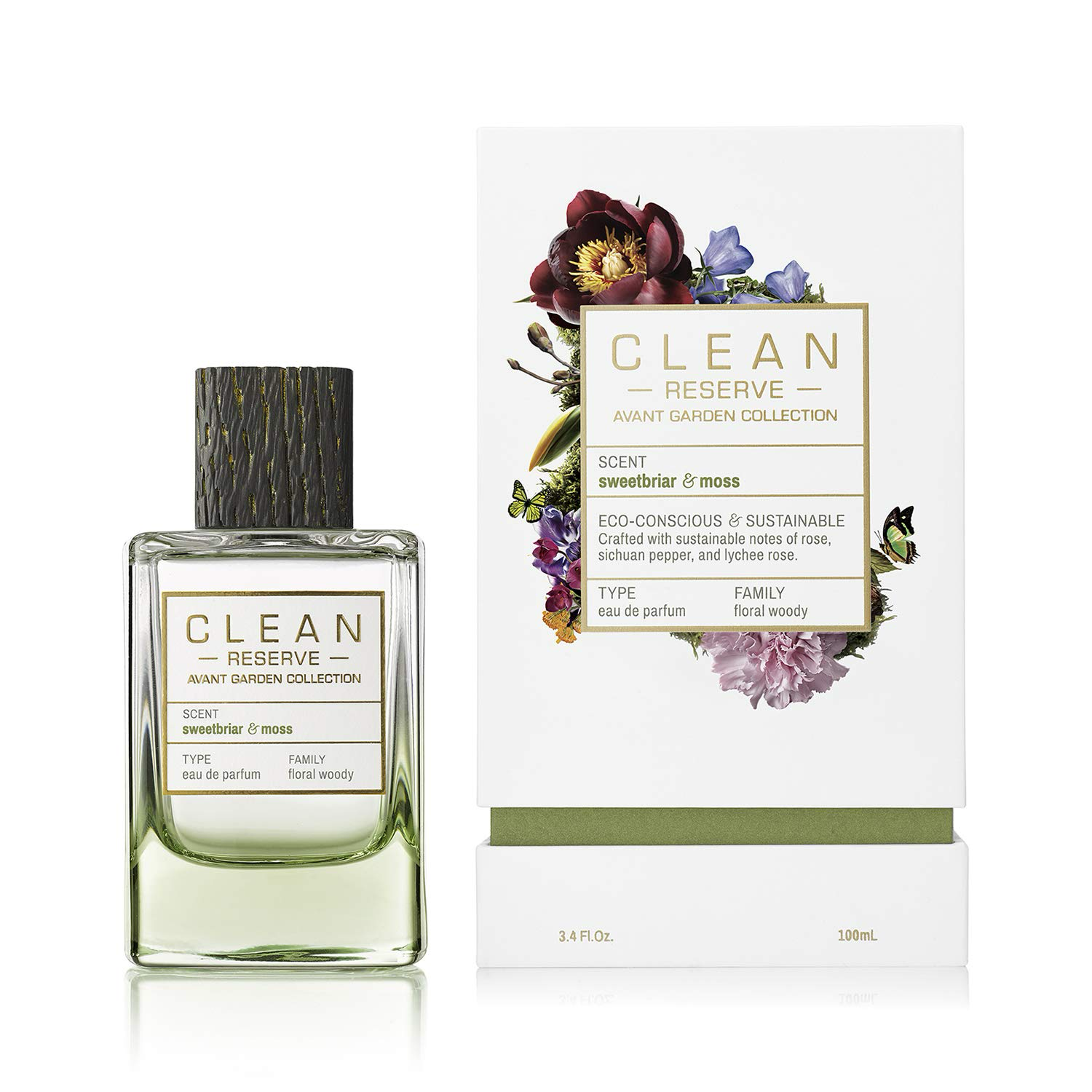 CLEAN RESERVE Avant Garden Eau de Parfum | Luxury Fragrance Formulated with Safe, Sustainably Sourced Ingredients | 3.4 oz/100 mL view 2