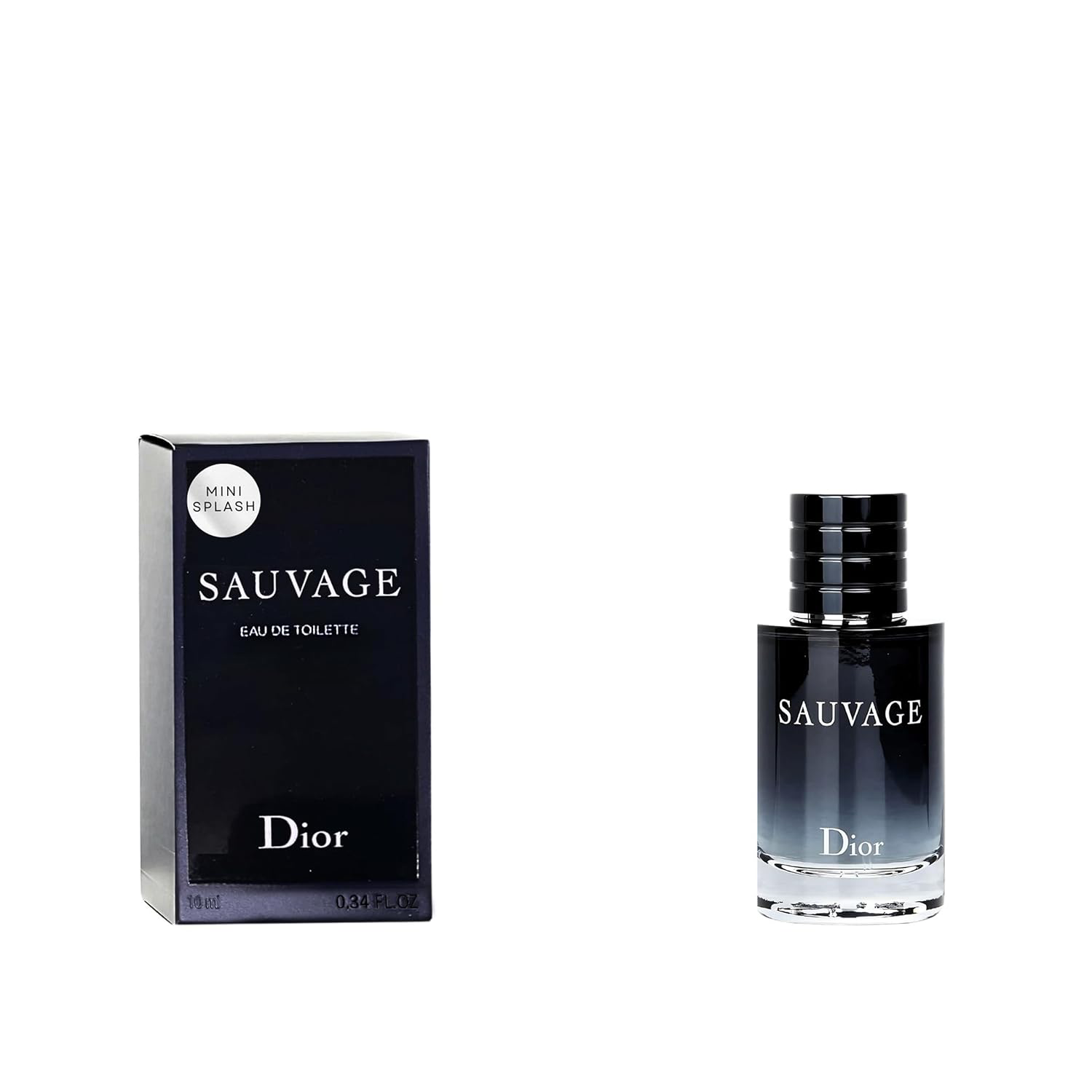 Dior Sauvage Perfume for Men Mini EDT Splash, 0.34 Ounce