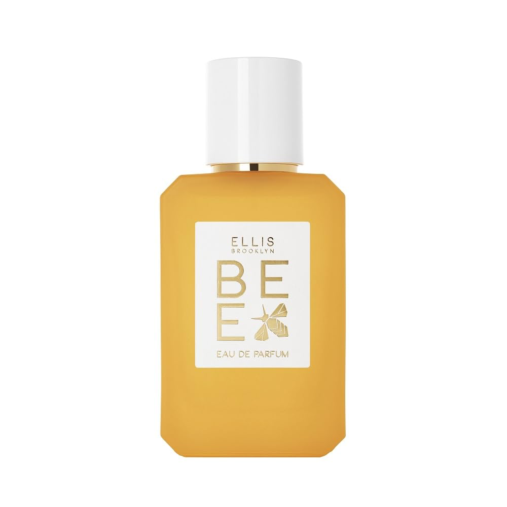 Ellis Brooklyn BEE Eau de Parfum, Honey Vanilla Perfume for Women, Warm & Spicy Scent with Sandalwood, Cocoa, and Dark Rum – Clean, Gourmand Fragrance, Paraben & Phthalate Free, 50ml / 1.7oz