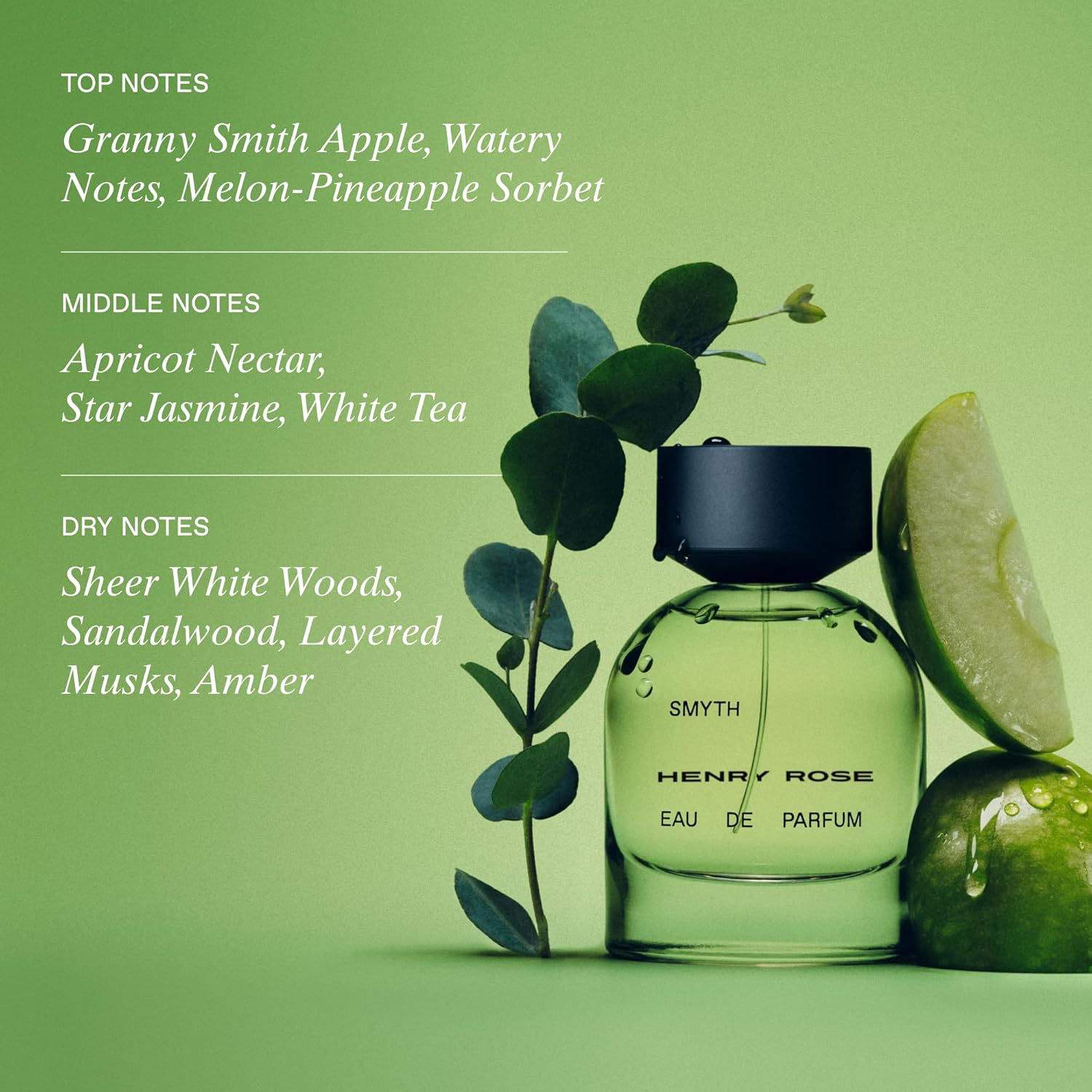 Henry Rose Perfumes for Women & Men - Gender-Inclusive, Fresh Fragrance with Apple & Watery Notes - EWG Verified, Cruelty-Free, Sustainable Packaging - SMYTH (1.7 fl oz) view 2