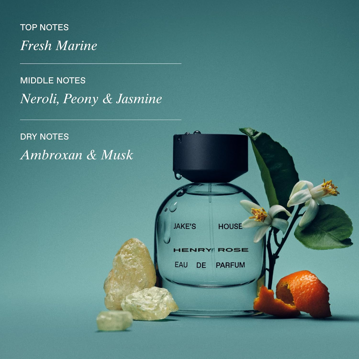 Henry Rose Perfumes for Women & Men - Gender-Inclusive, Floral Fragrance with Fresh Marine, Jasmine & Musk - EWG Verified, Cruelty-Free, Sustainable Packaging - Jake's House (1.7 fl oz) view 2