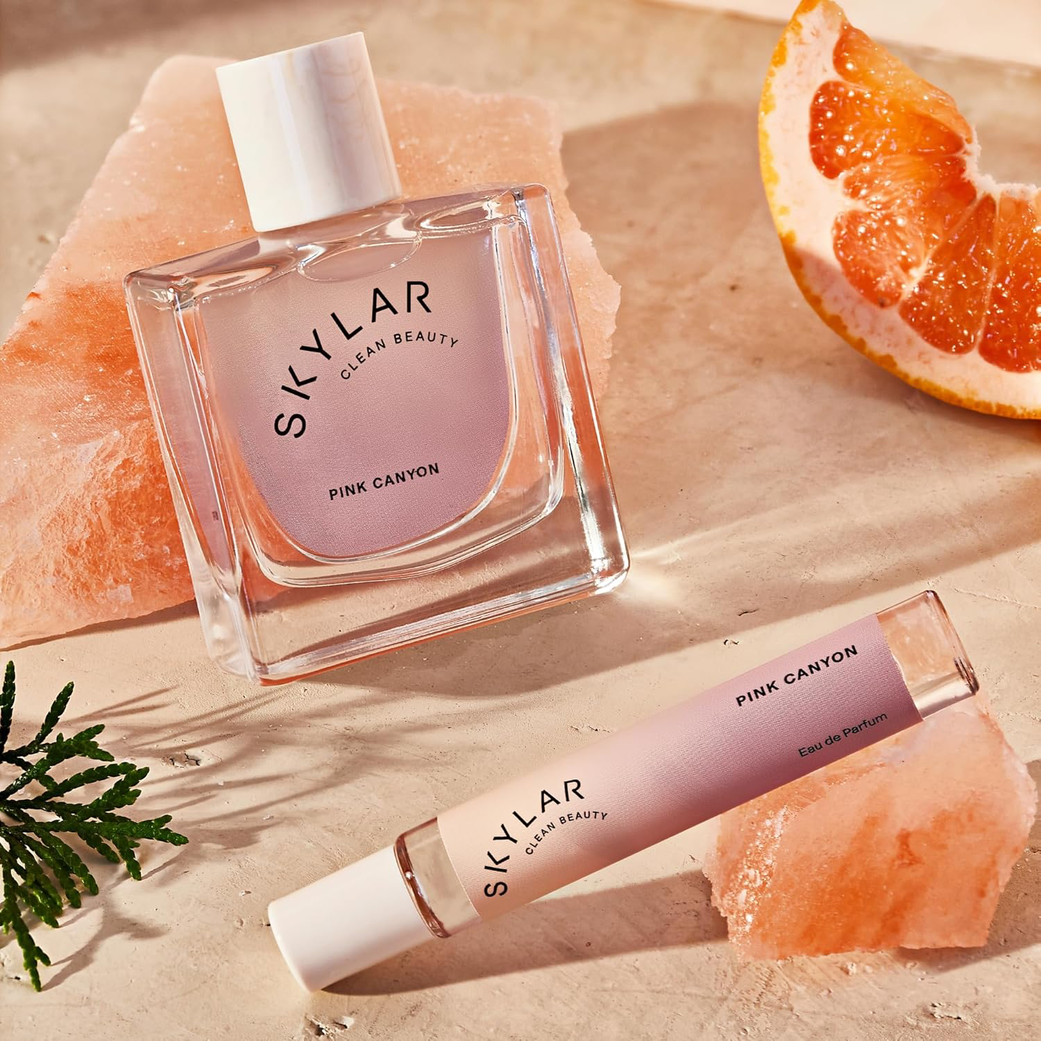 Skylar Pink Canyon Eau de Parfume - Hypoallergenic Perfume for Women & Men, Vegan & Safe for Sensitive Skin - Woody Citrus Perfume with Notes of Grapefruit, Pink Salt & Cedar - 1.70 Fl Oz (Pack of 1) view 4