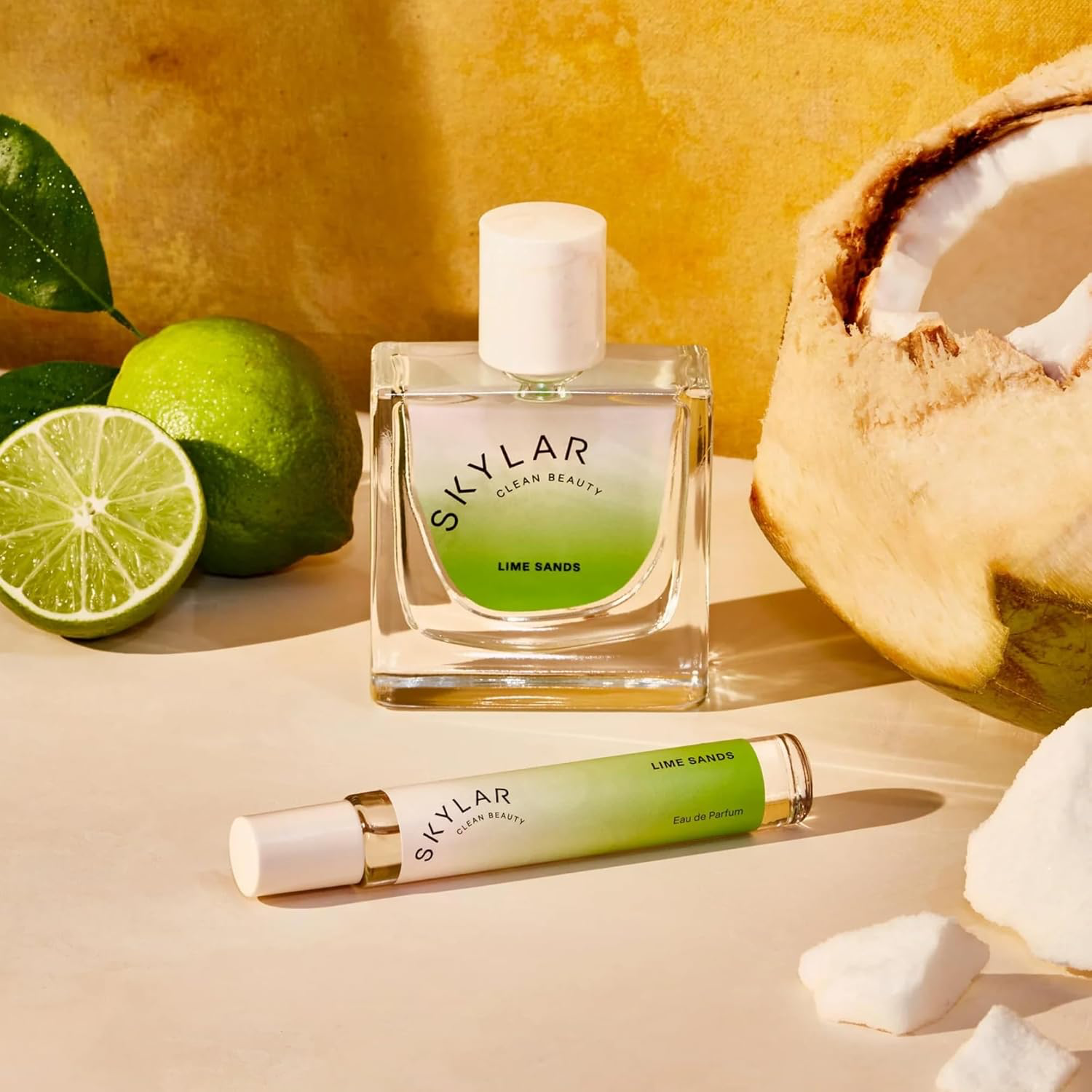 Skylar Lime Sands Eau de Parfum - Hypoallergenic & Clean Perfume for Women & Men, Vegan & Safe for Sensitive Skin - Woody Citrus Perfume with Notes of Lime, Sea Salt & Coconut Water - 50mL /1.7 Fl oz view 4
