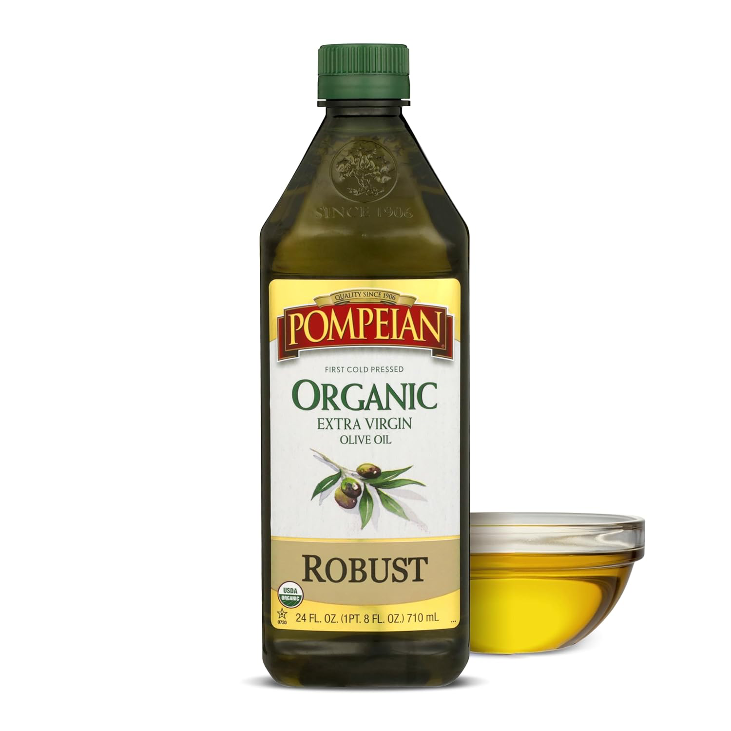 Pompeian USDA Organic Robust Extra Virgin Olive Oil - 24 fl oz