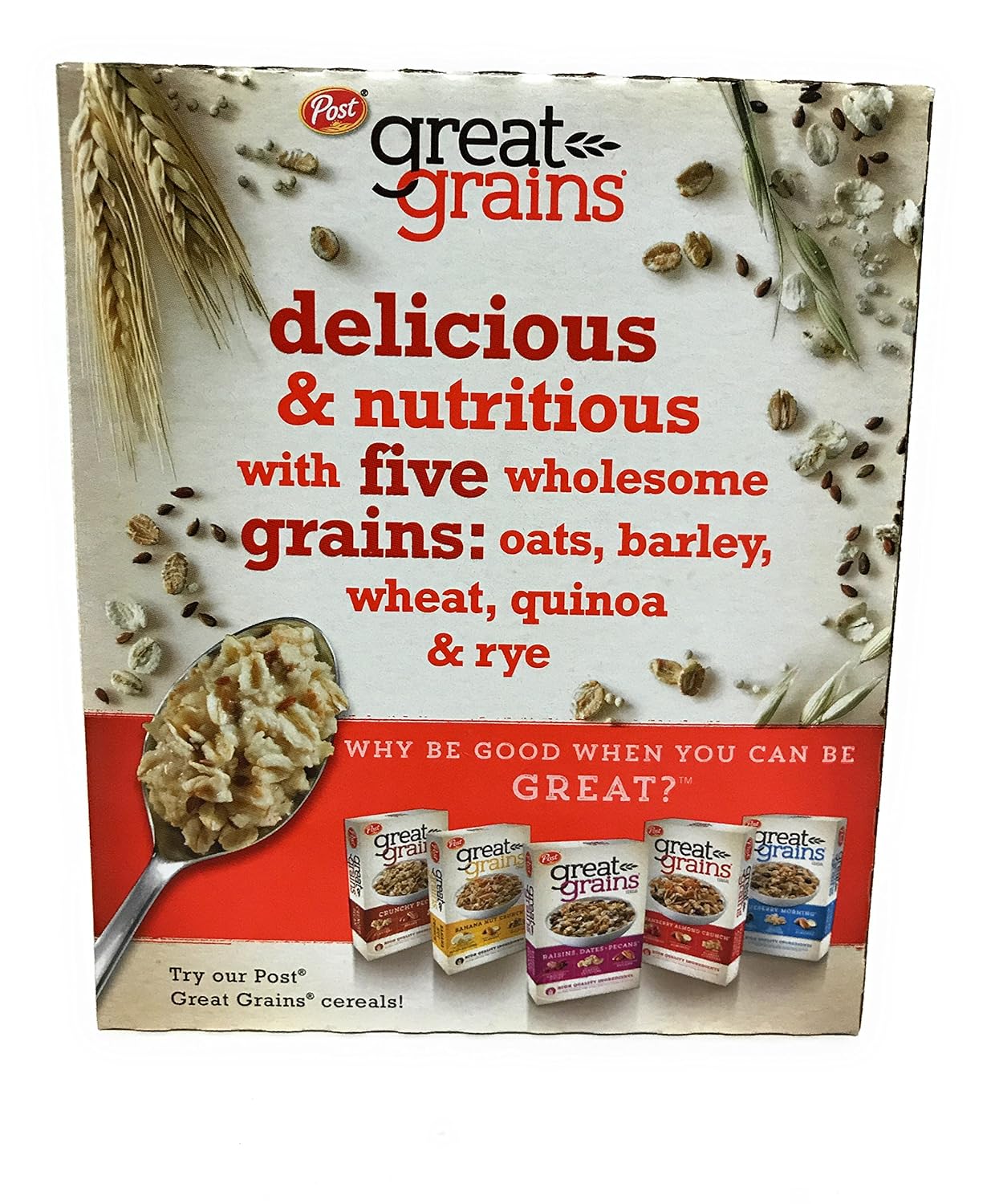 Post Great Grains Original Instant Multigrain Hot Cereal (11.8 oz. Box./8 Pouches) view 3