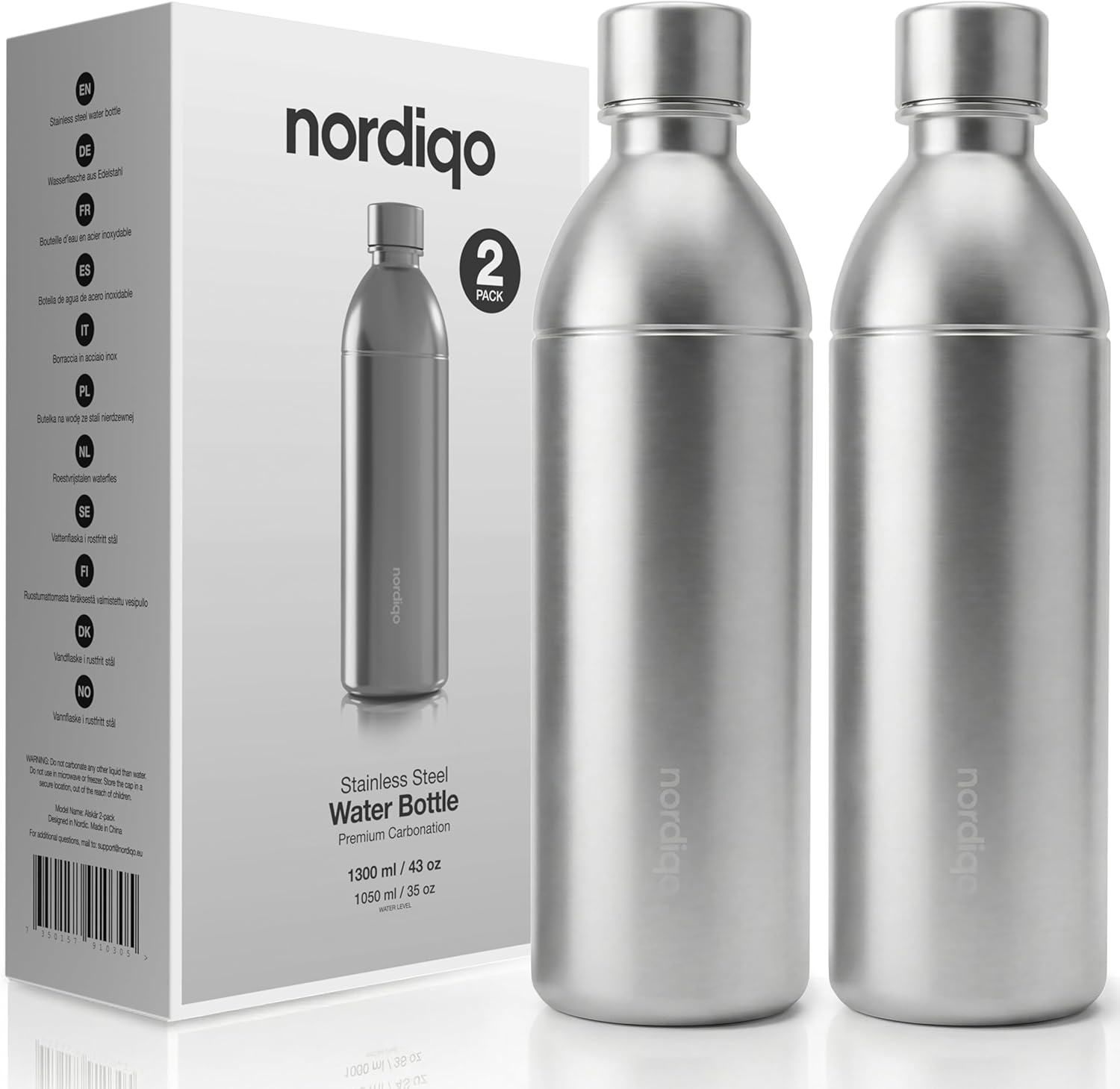 Premium 43oz Stainless Steel Bottle