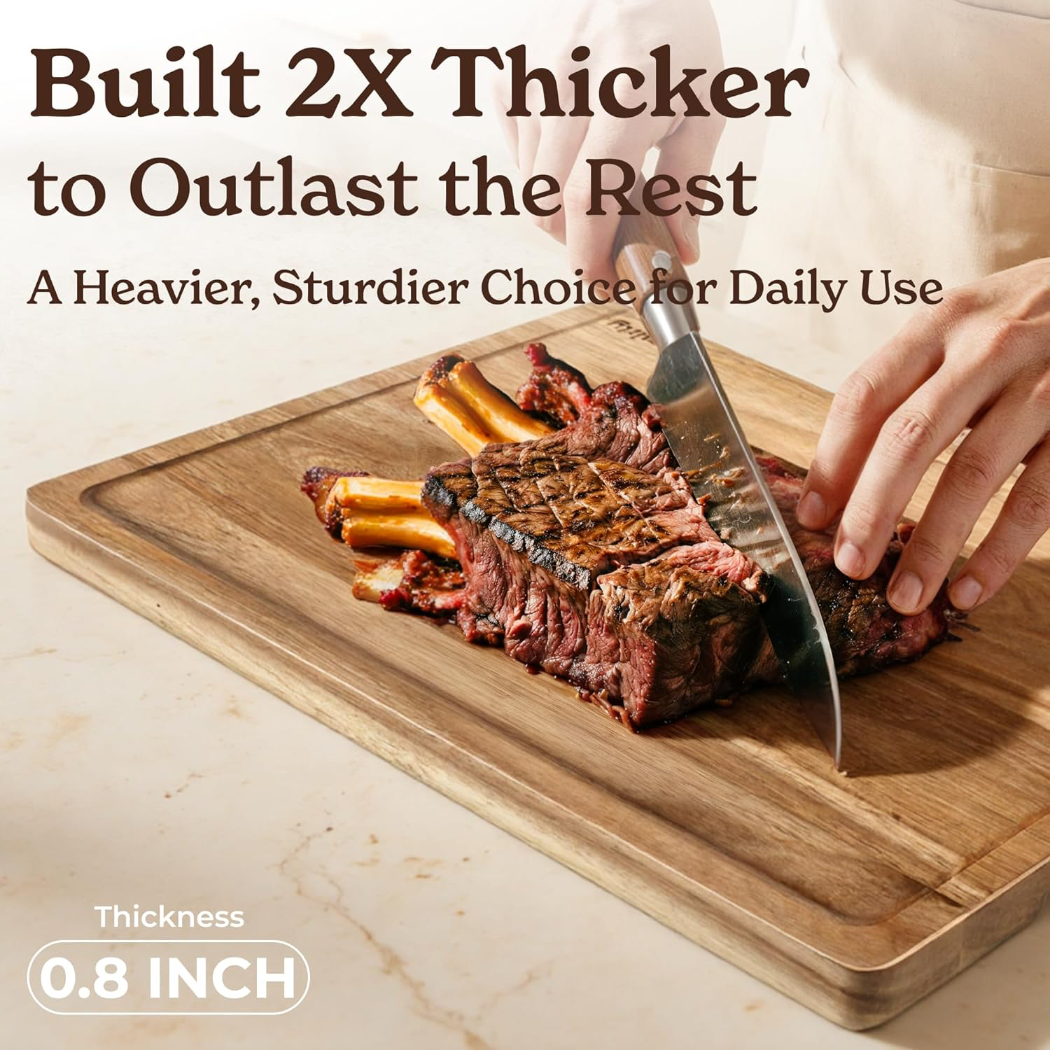 SMIRLY Bamboo Cutting Board Set view 2