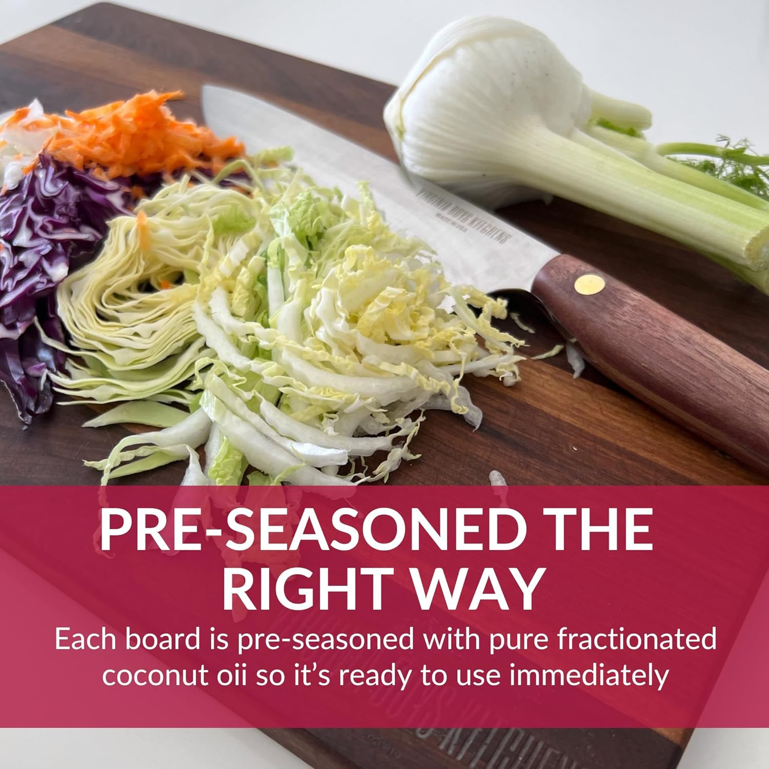 Virginia Boys Kitchens Walnut Cutting Board view 4