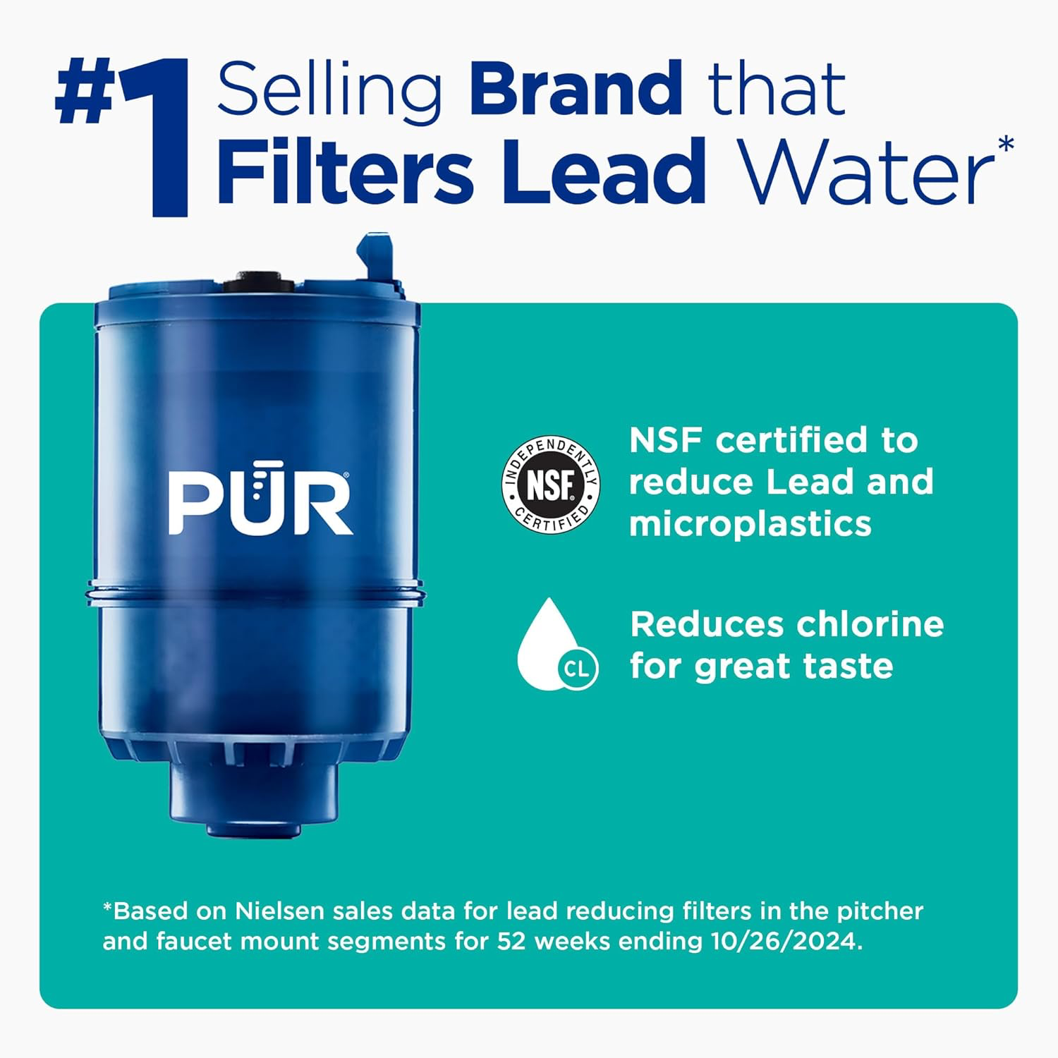 PUR Plus Vertical Faucet Mount Water Filtration System view 4