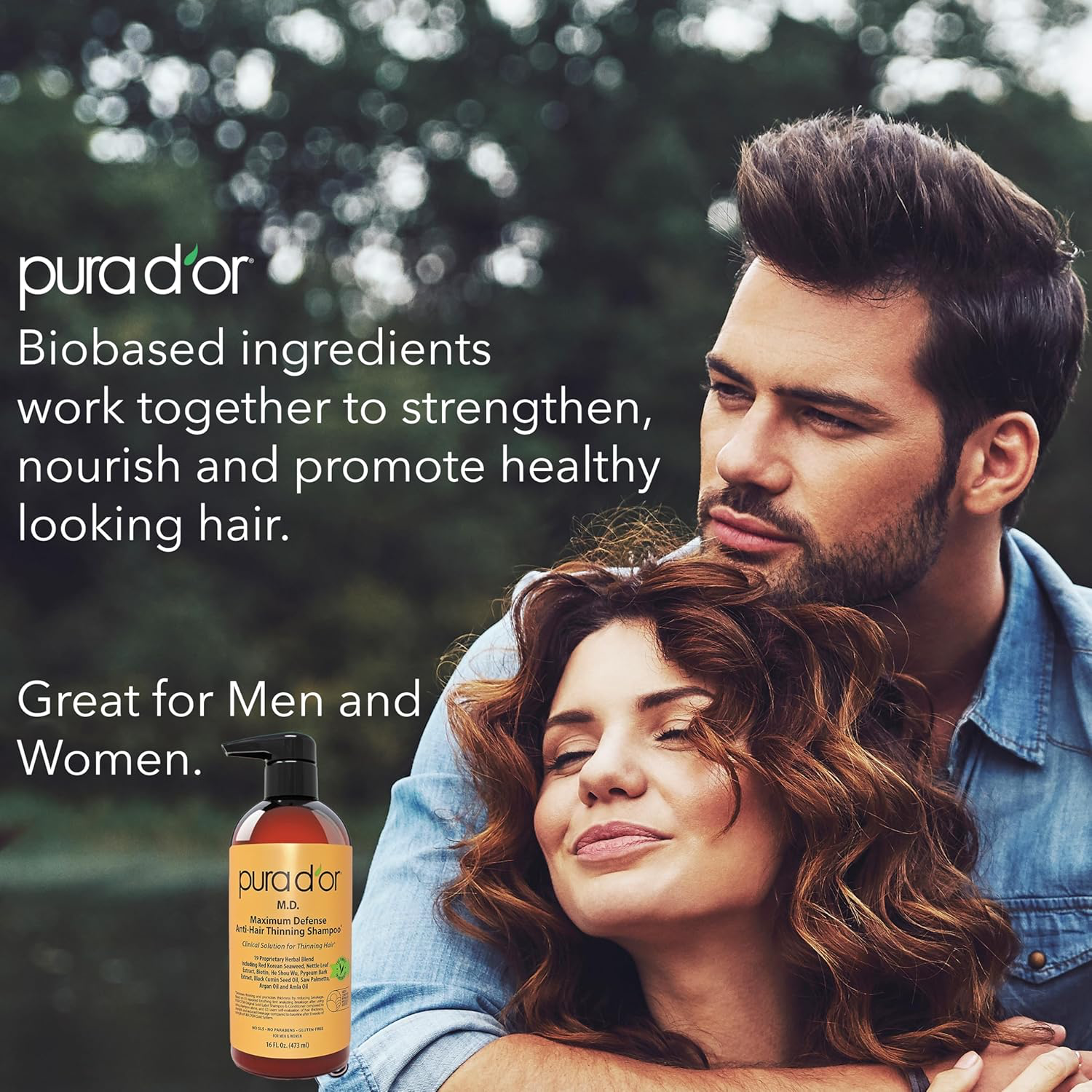 PURA D'OR Anti-Thinning Maximum Defense Shampoo view 4