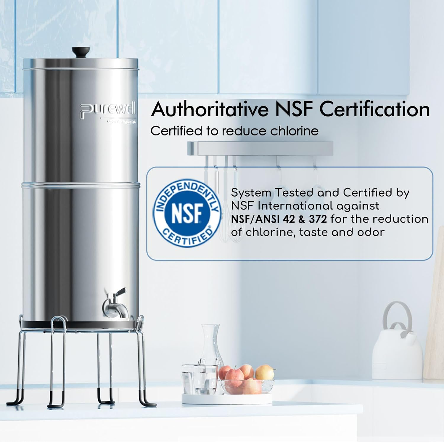 Purewell Stainless Steel Water Filter view 3