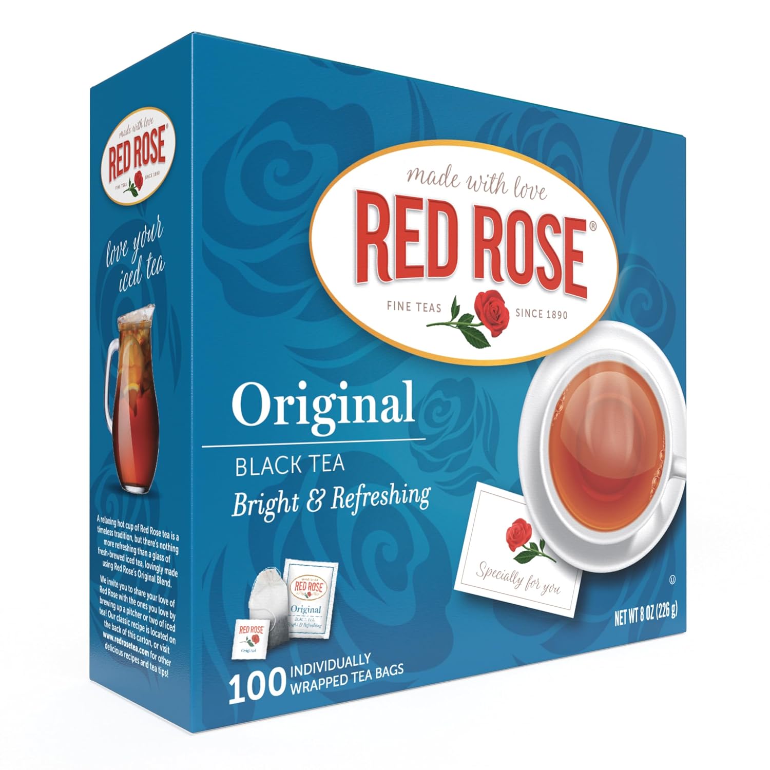 Red Rose Original Full Flavored Black Tea Box of