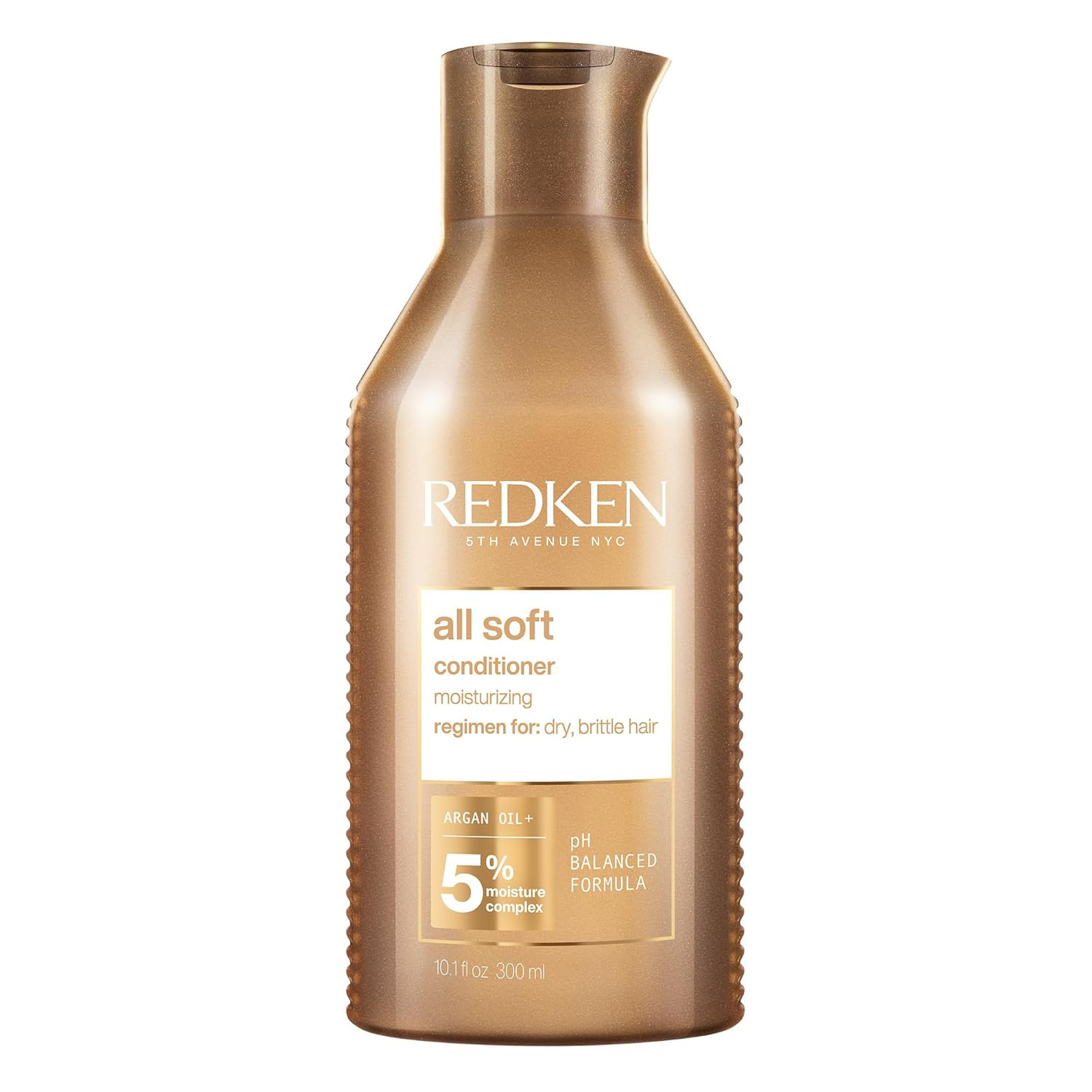 Redken All Soft Conditioner - Moisturizes & Hydrates Dry, Brittle Hair, Softens, Smooths & Adds Hair Shine, Conditioner & Detangler