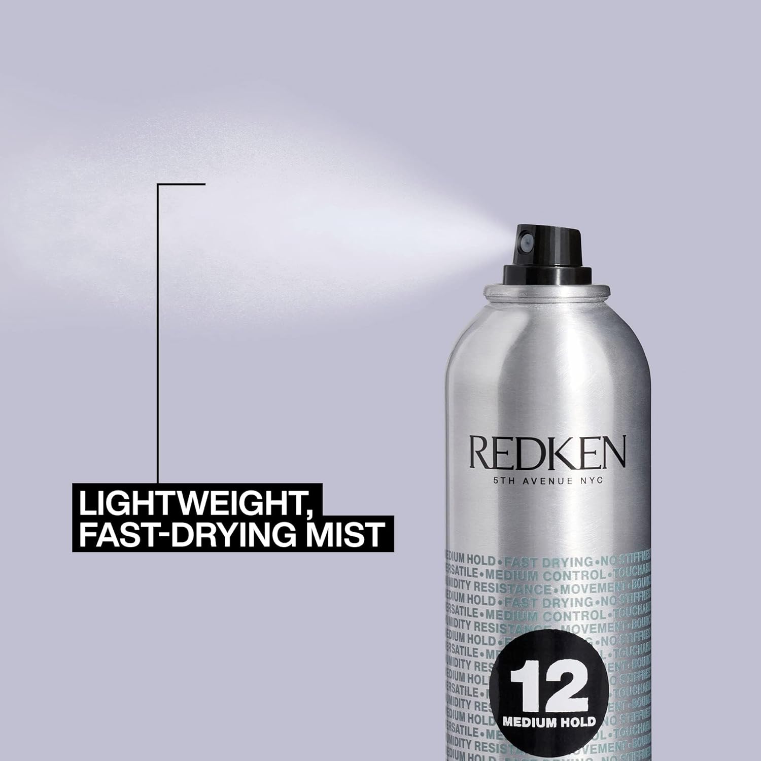 Redken Brushable Medium Hold Hairspray 12 view 3