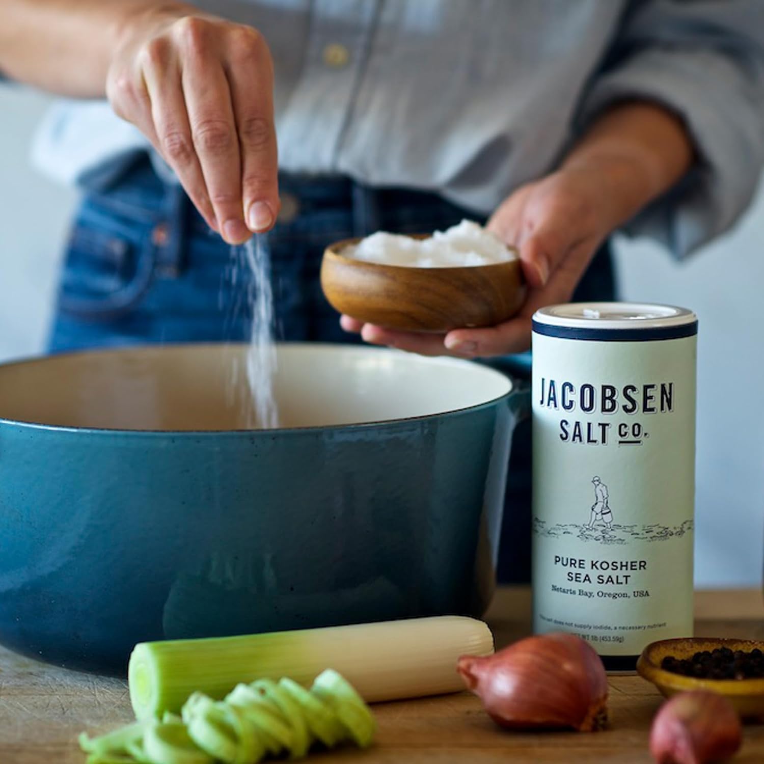 Jacobsen Salt Co. Pure Kosher Sea Salt - Oregon Coast view 3