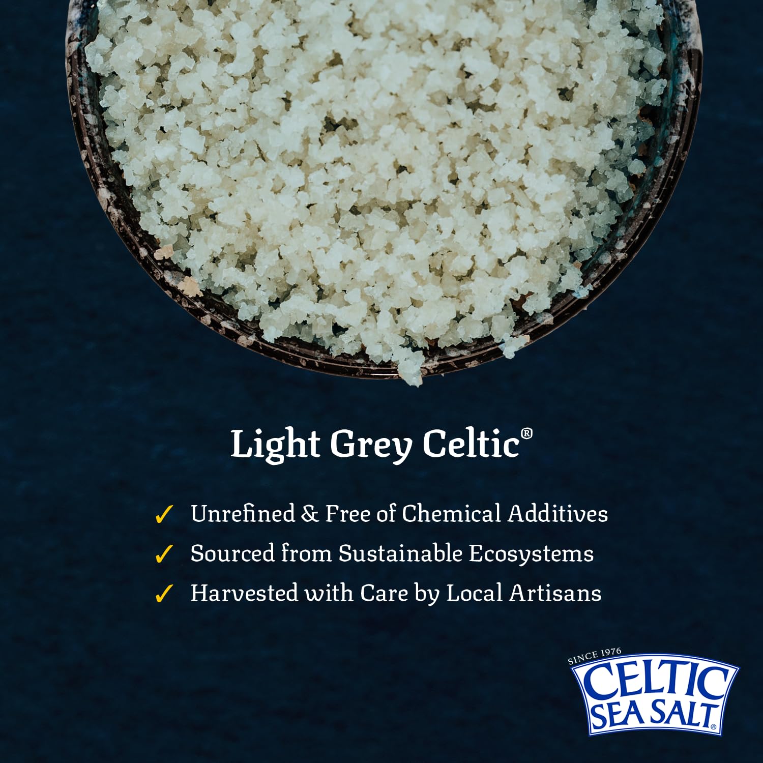 Celtic Sea Salt Light Grey Coarse - 1 lb view 4