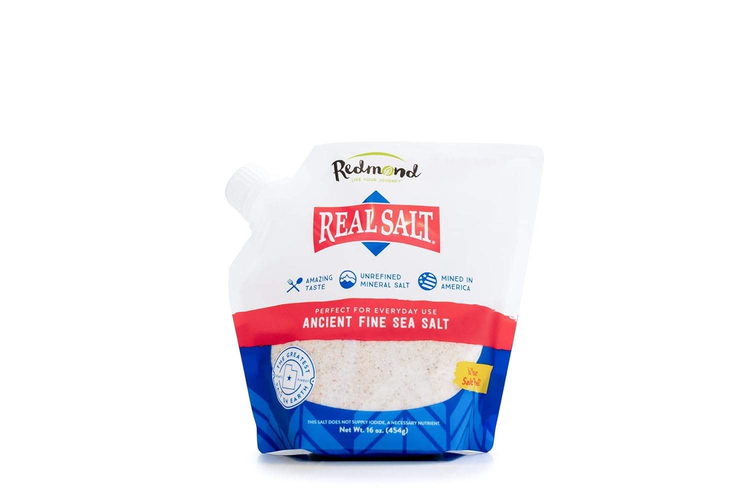 Redmond Real Salt Ancient Fine Sea Salt - 16 oz