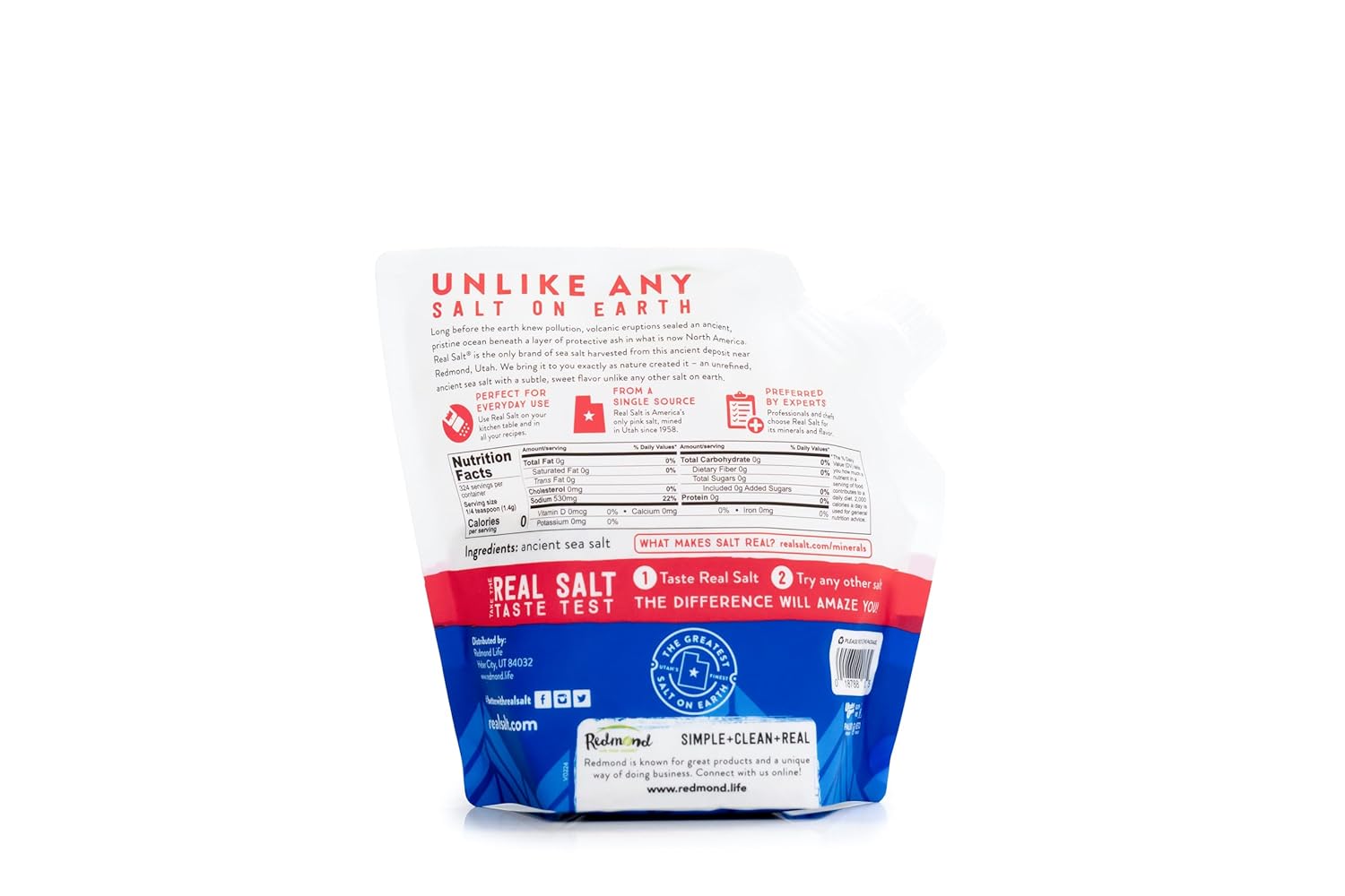 Redmond Real Salt Ancient Fine Sea Salt - 16 oz view 2