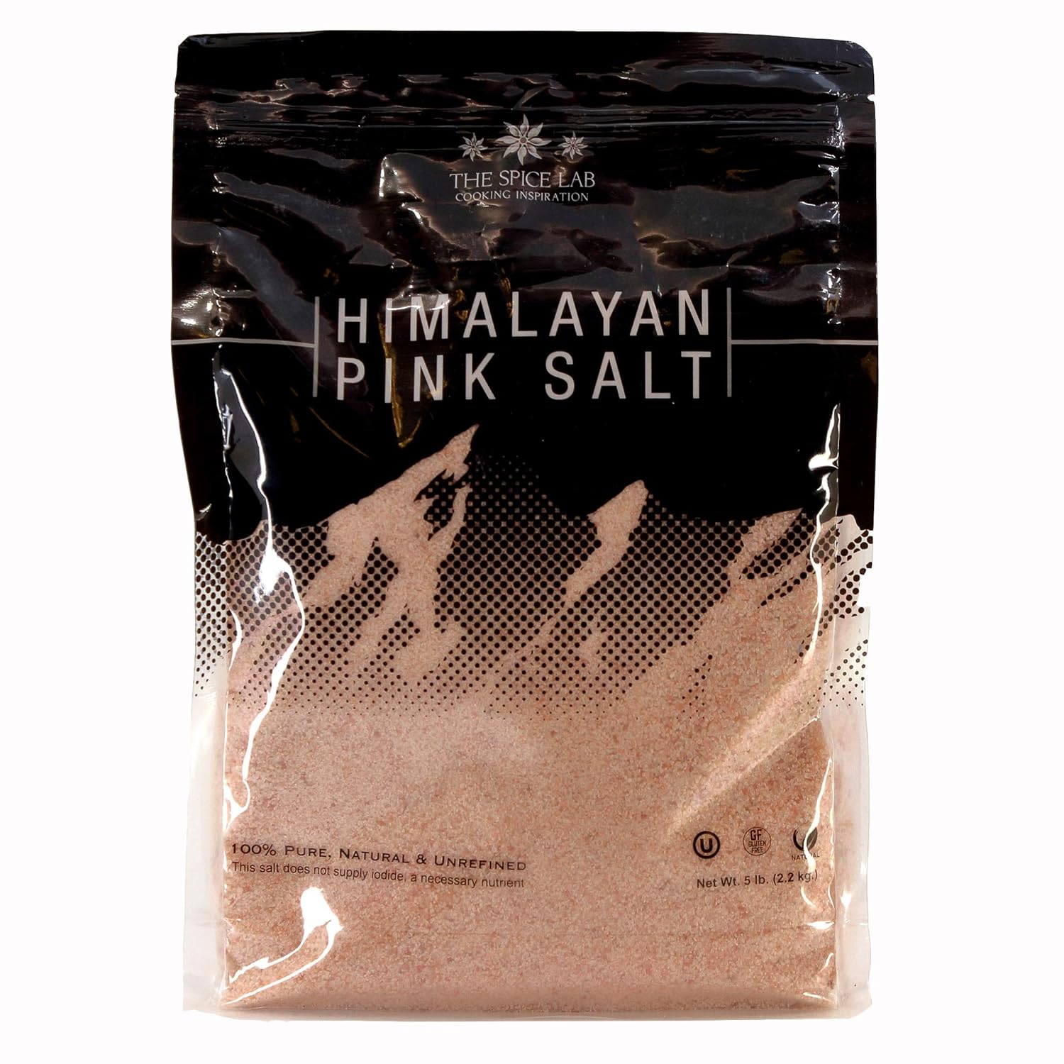 The Spice Lab Himalayan Pink Salt Fine Grain - 5 lbs