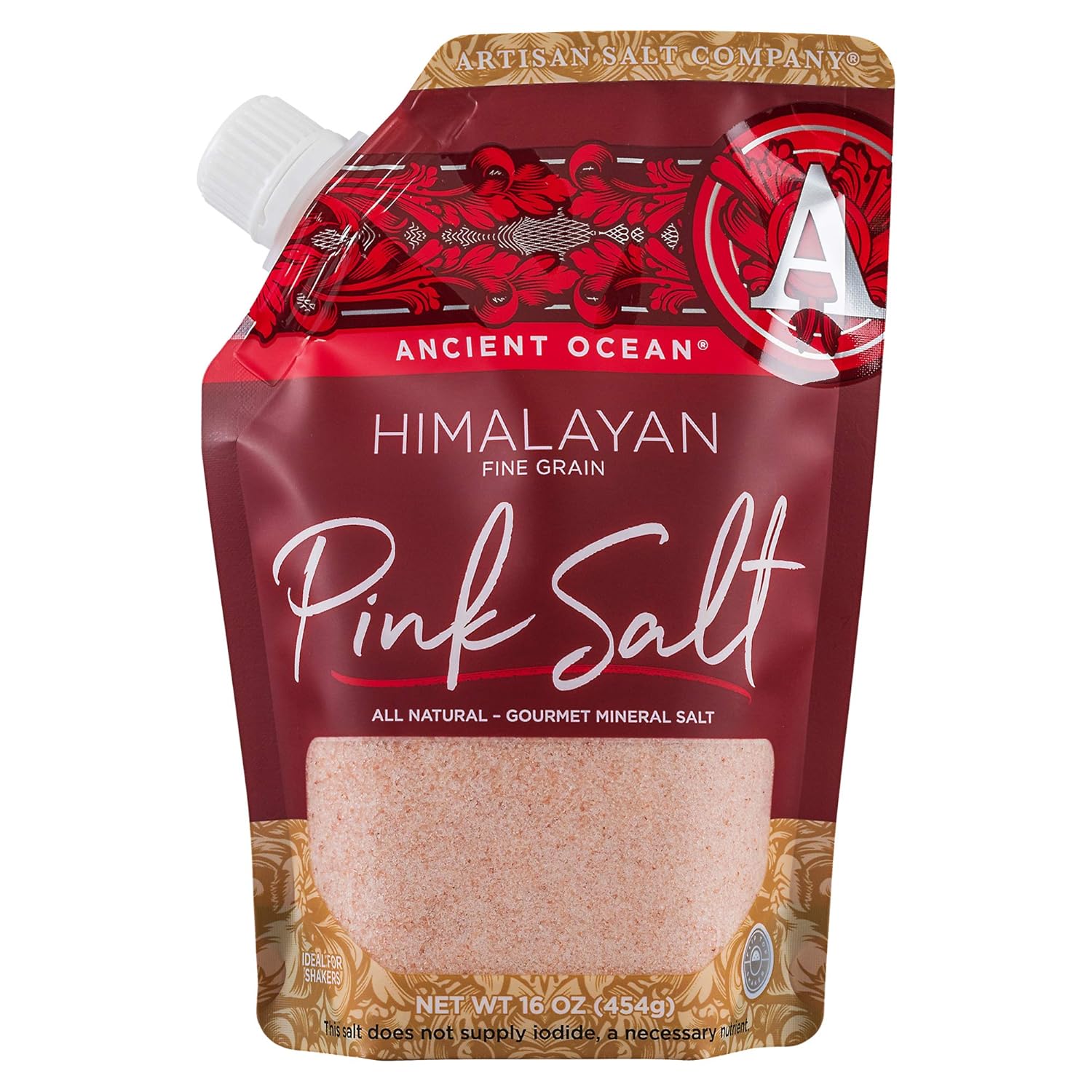 SaltWorks Ancient Ocean Himalayan Pink Salt Fine - 16 oz