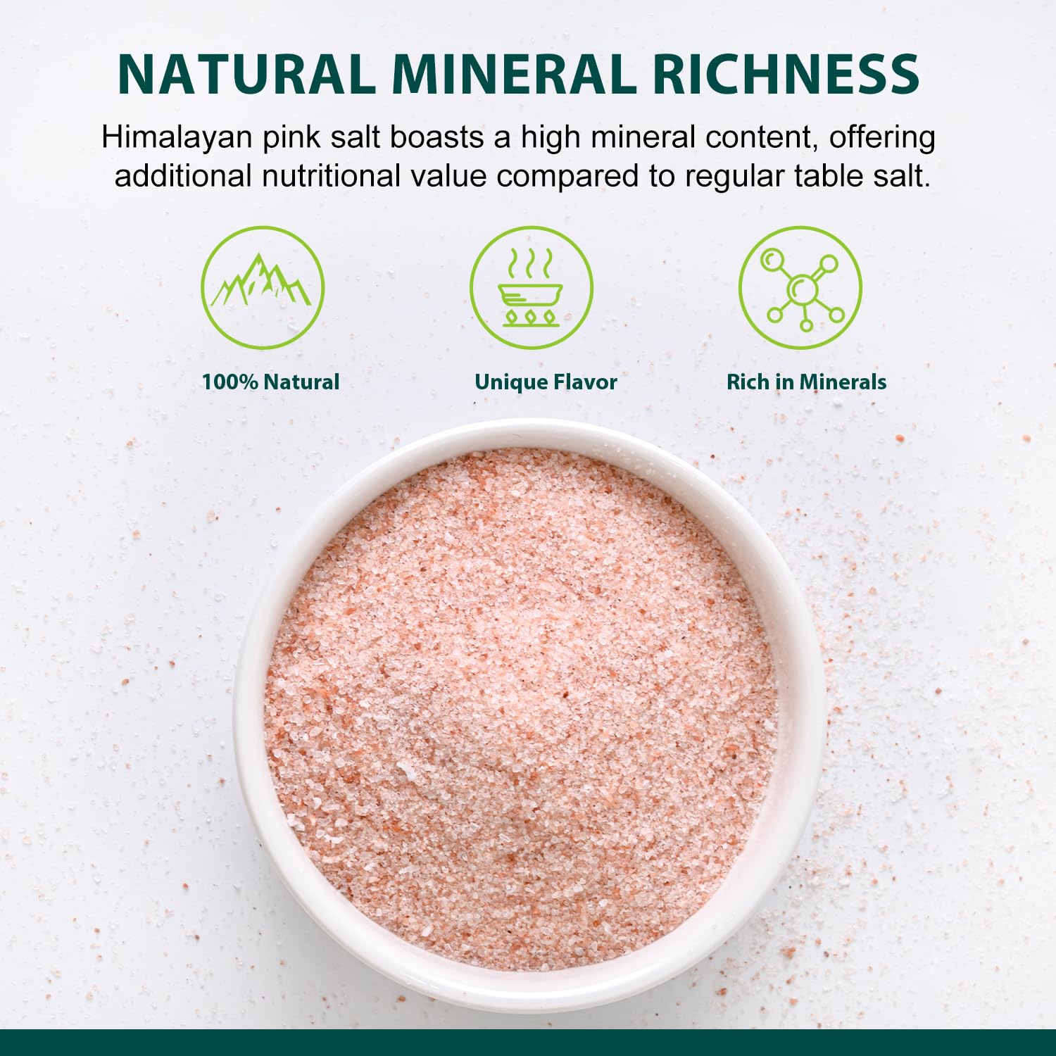 Soeos Himalayan Pink Salt Fine Grain - 5 lbs view 4