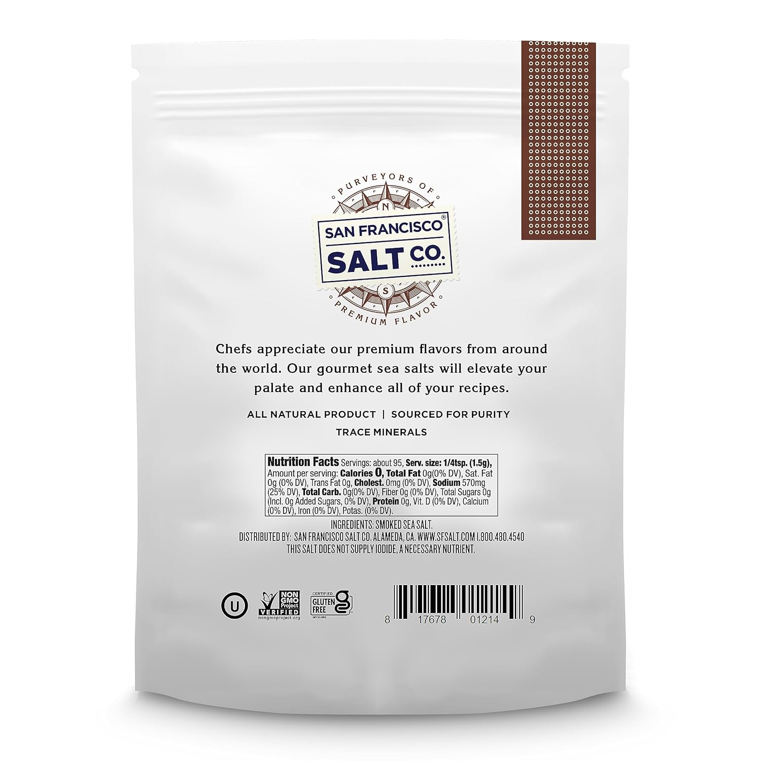Alderwood Smoked Sea Salt - 5 oz view 4