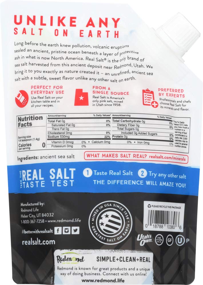 Redmond Real Salt Coarse Sea Salt - 16 oz view 3