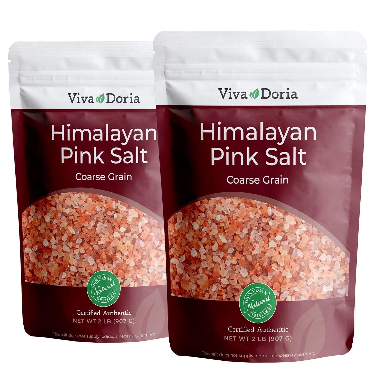 Viva Doria Himalayan Crystal Coarse Salt 4 lbs (2x2lb)