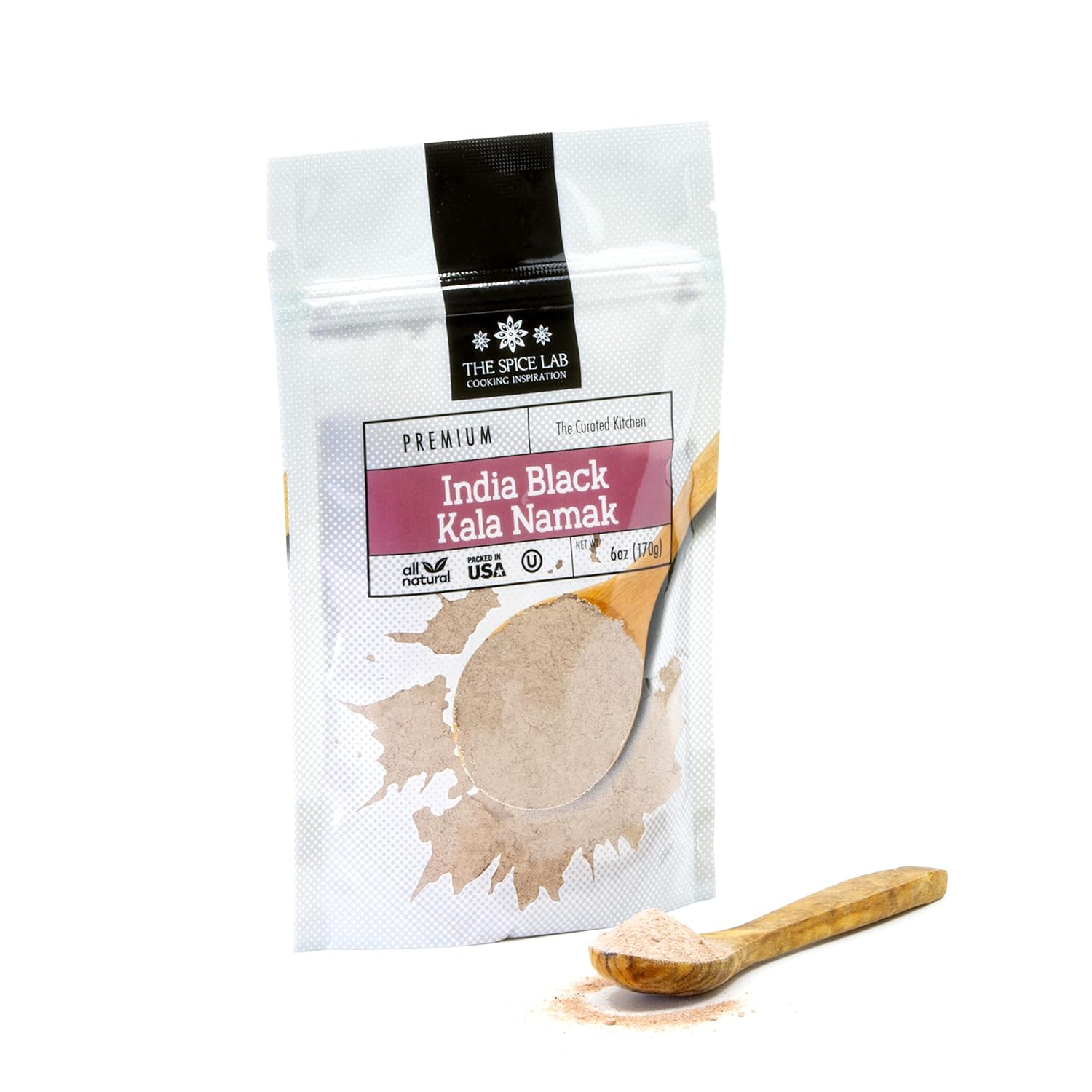The Spice Lab Kala Namak Black Salt - 6 oz
